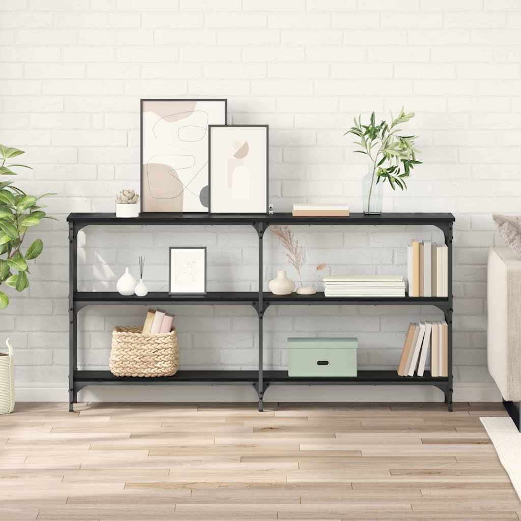 Walplus Bedside Cabinet - Black - 150 x 29 x 75 cm