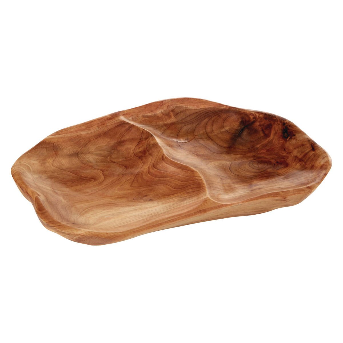Orsina Savin 2 Section Serving Dish in Cedarwood