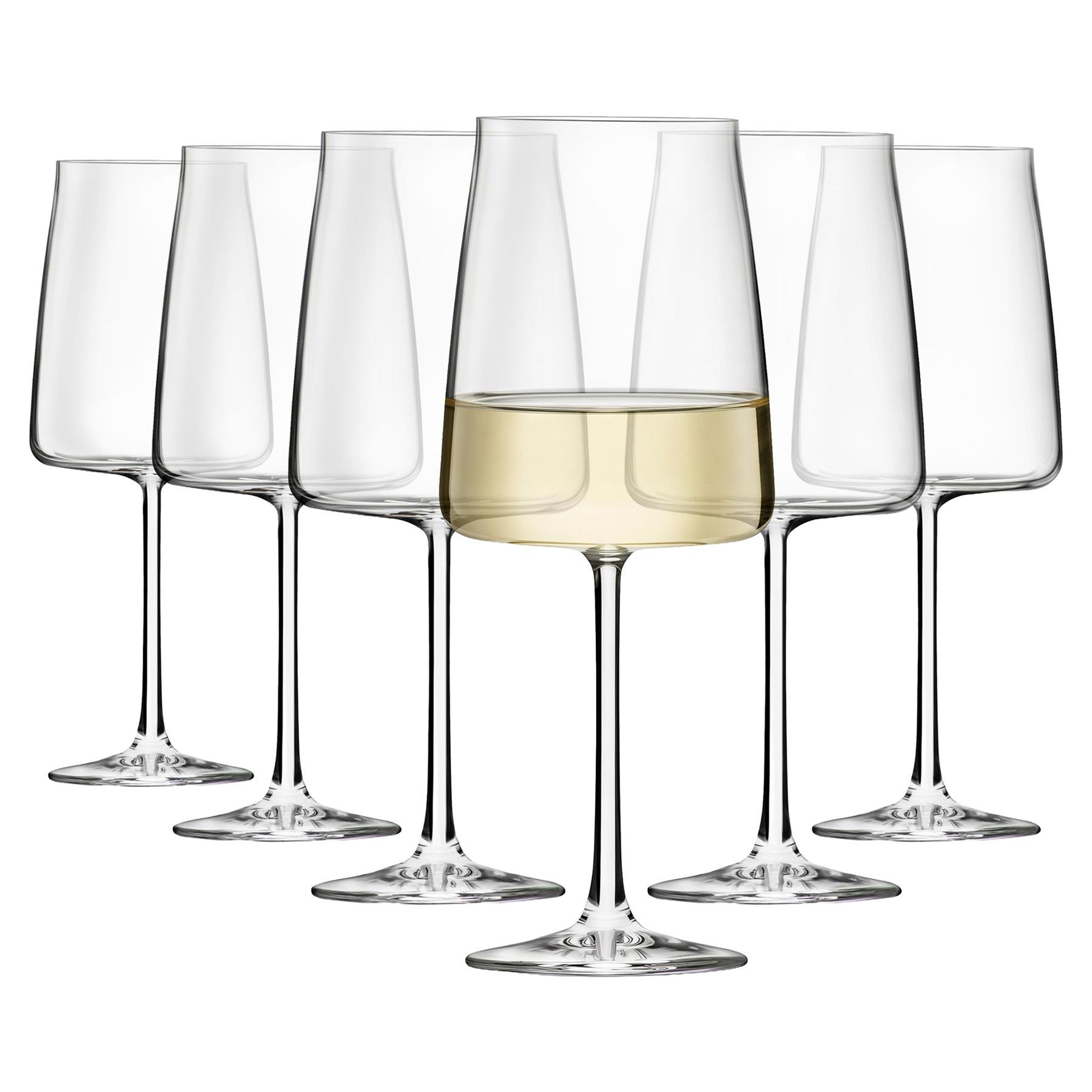 RCR Essential Crystal White Wine Glasses - 545ml - Pack of 6