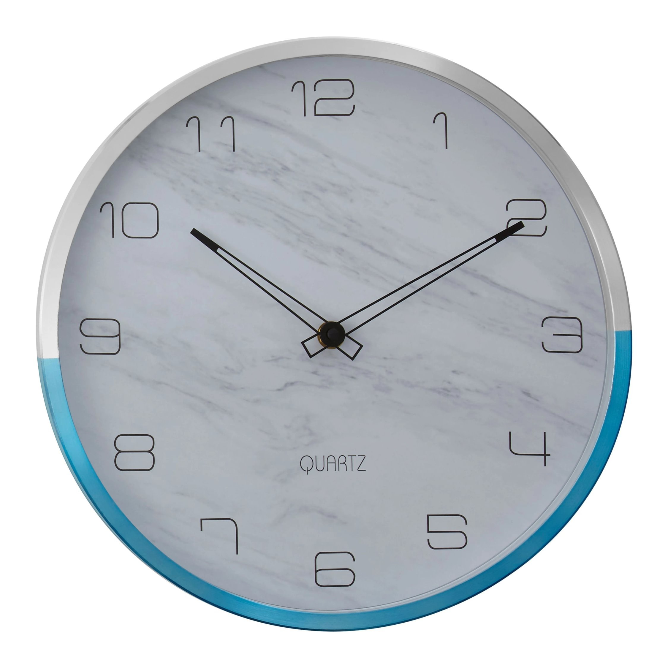 Orsina Elko 30cm Dia Wall Clock with Frame - Two Tone