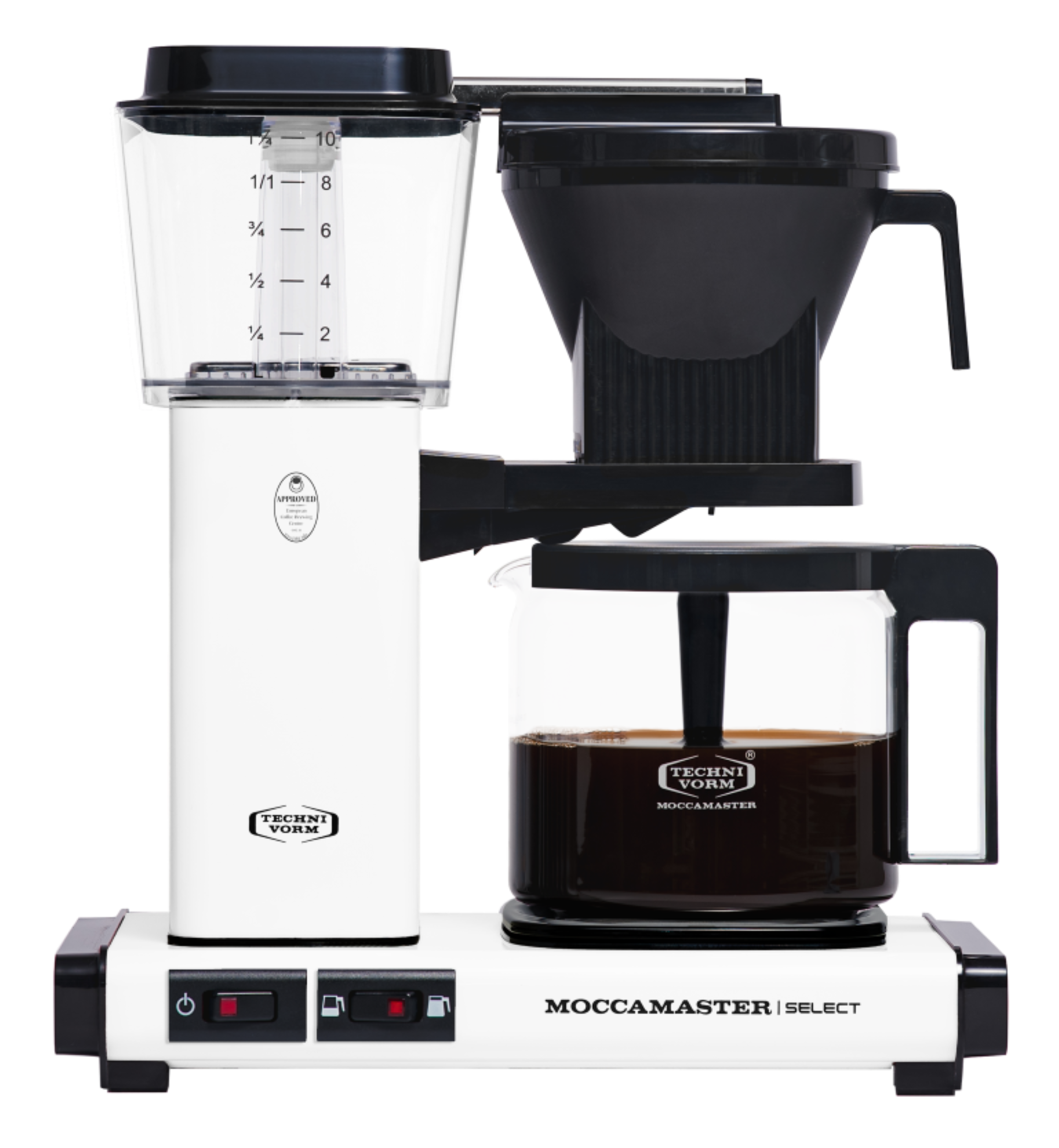 Moccamaster KBG Select Filter Coffee Machine - Matt White