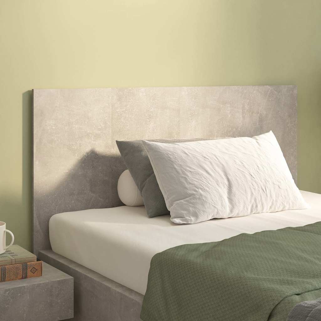 Walplus Engineered Wood Bed Headboard - Granite Grey - 120 x 1.5 x 80 cm