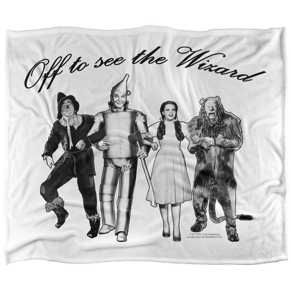 The Wizard Of Oz Off To See The Wizard Blanket - 147cm x 91cm