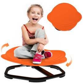 AIYAPLAY Kids Planet NonSlip Base Spinning Chair - Orange