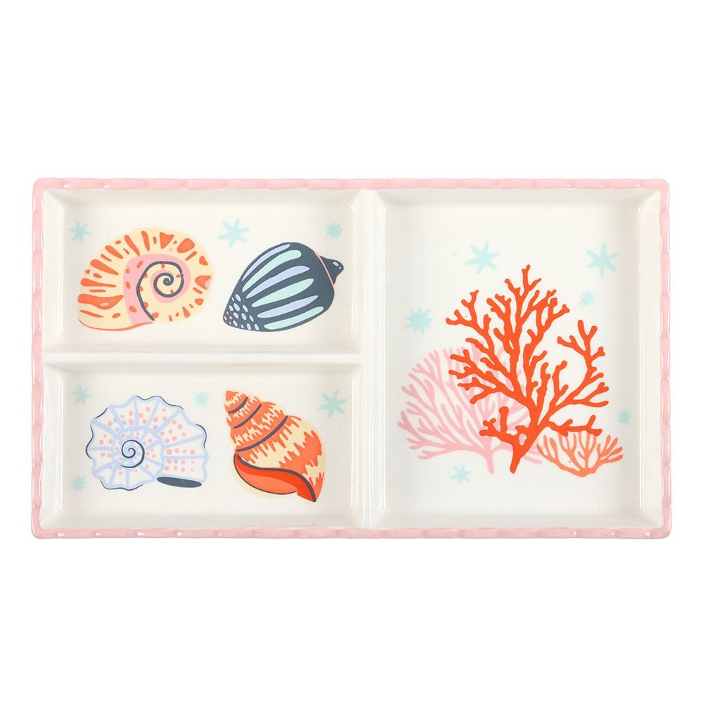 Something Different Shell and Coral Trinket Tray