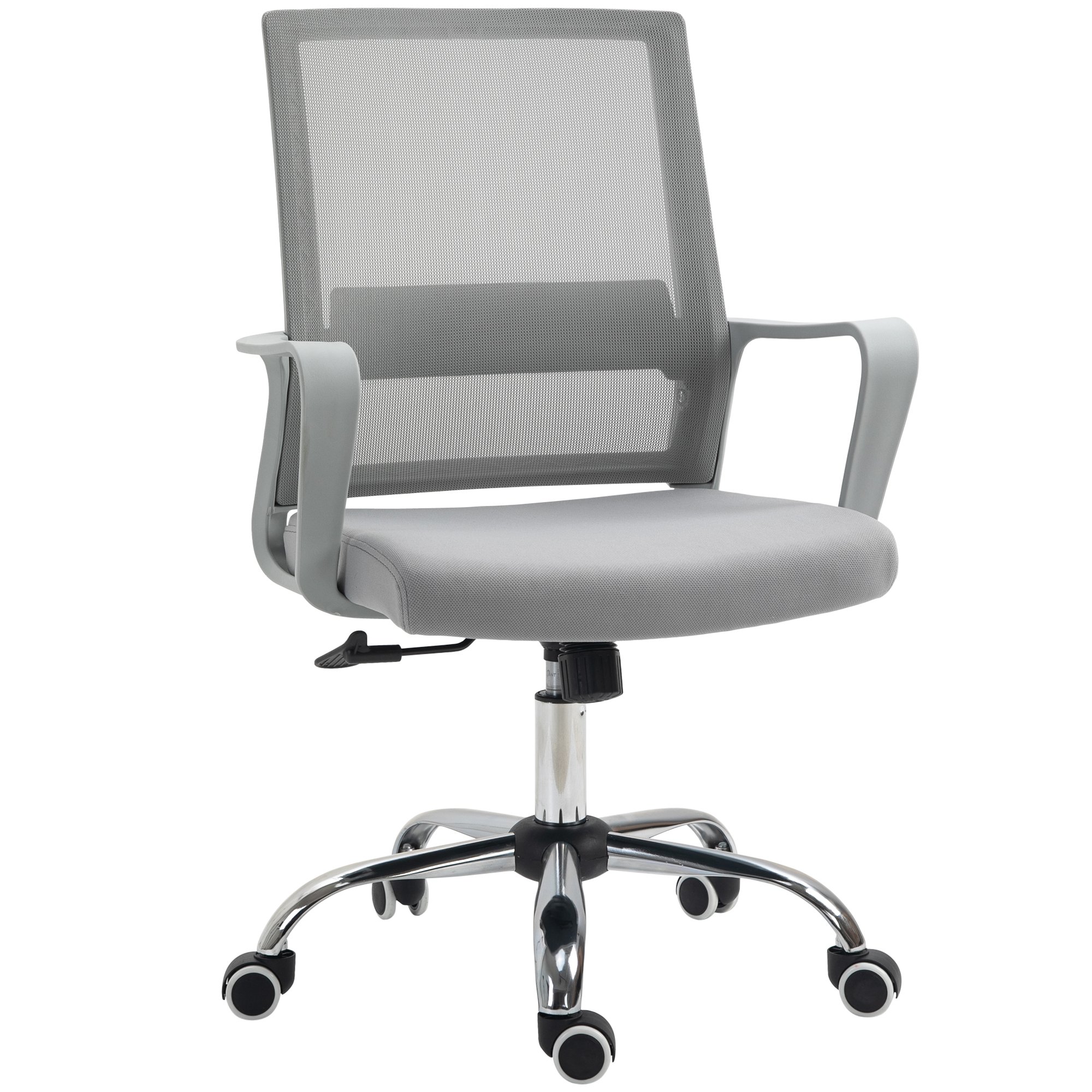 Vinsetto Swivel Ergonomic Mesh Computer Chair - Grey