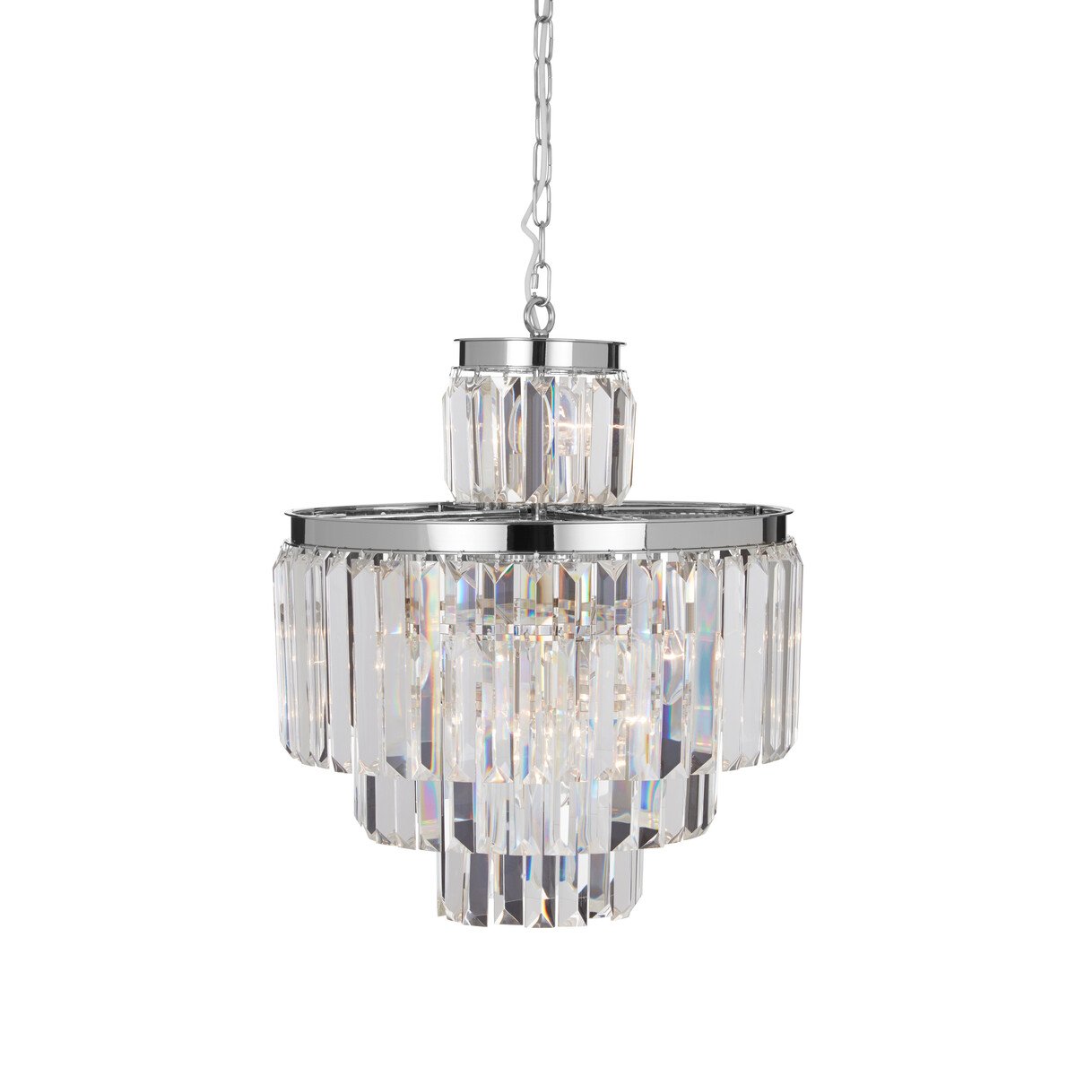 Orsina Kensington Townhouse 11-Bulb Pendant Light - Silver