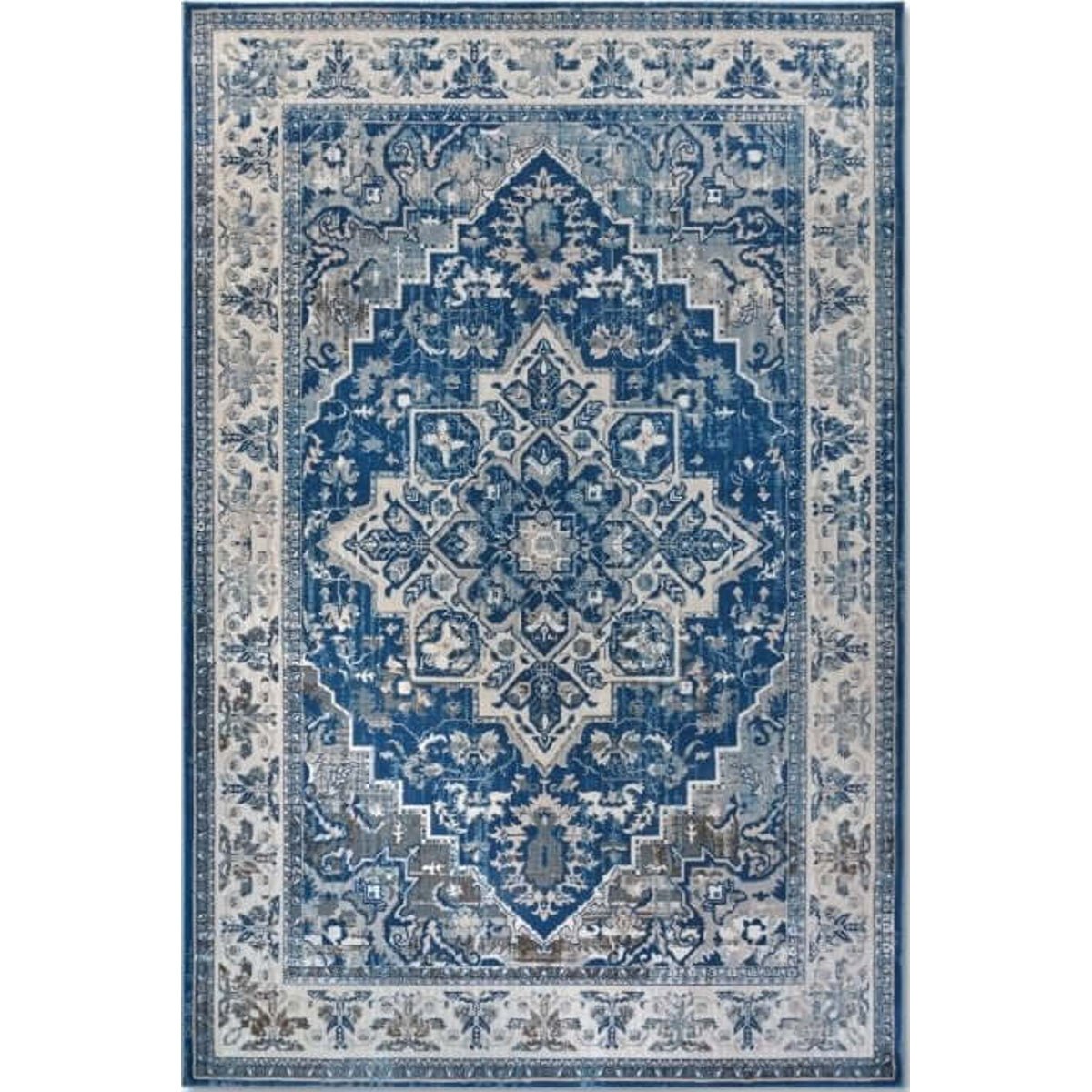 Villeroy & Boch Blue 1869 Jehanne Classic Medallion Rug - 120 x 170cm
