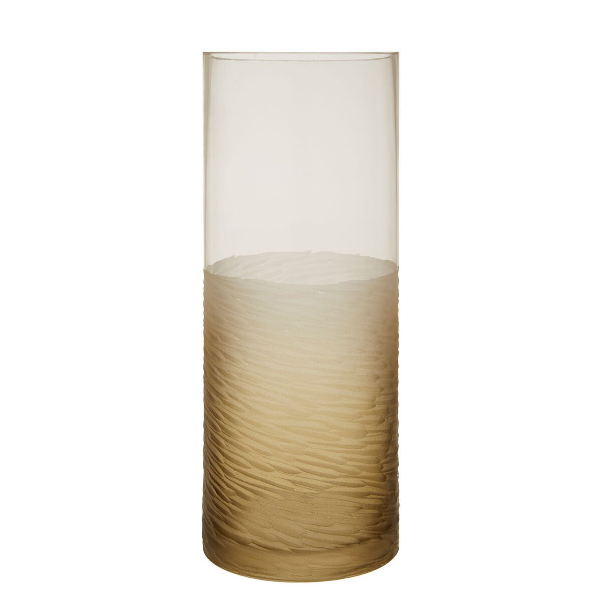 Orsina Caila Large Textured  Ombre Glass Vase