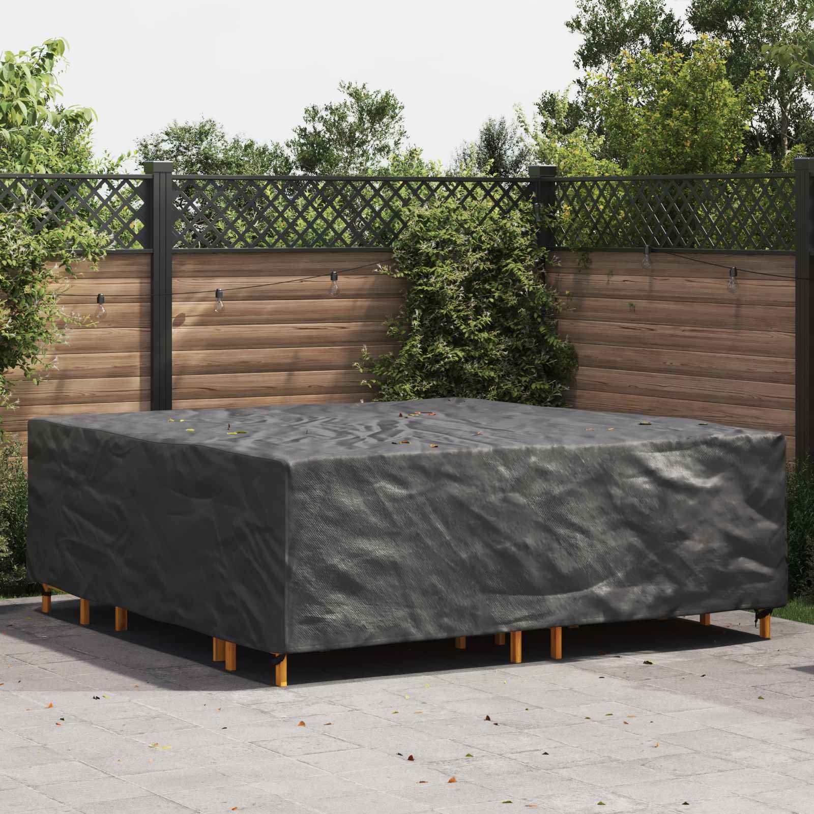 Walplus 420D Fabric Plain Furniture Cover - Black - 235 x 235 x 70 cm