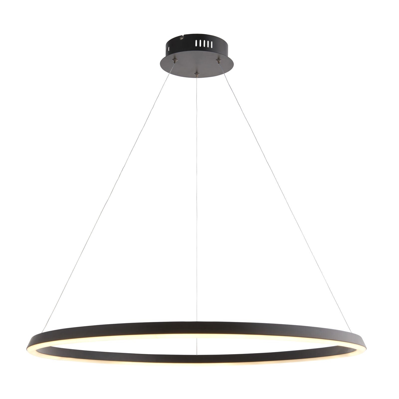 Loops Direct Aluminium Ceiling Pendant Light - Matt Black