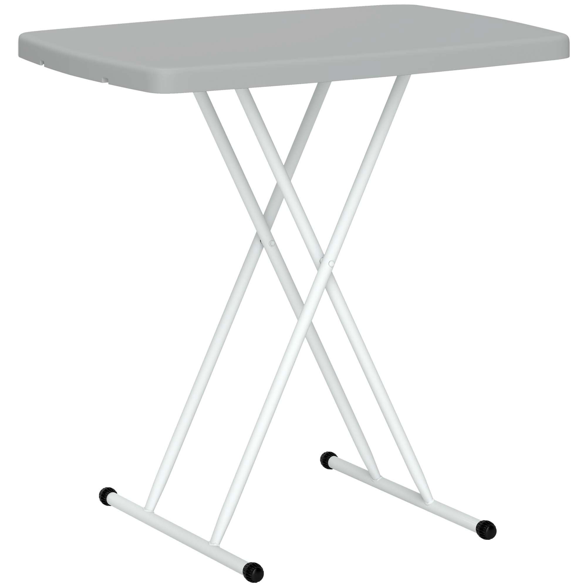 Outsunny Foldable Indoor Outdoor Heavy Duty Picnic Table - Charcoal Grey