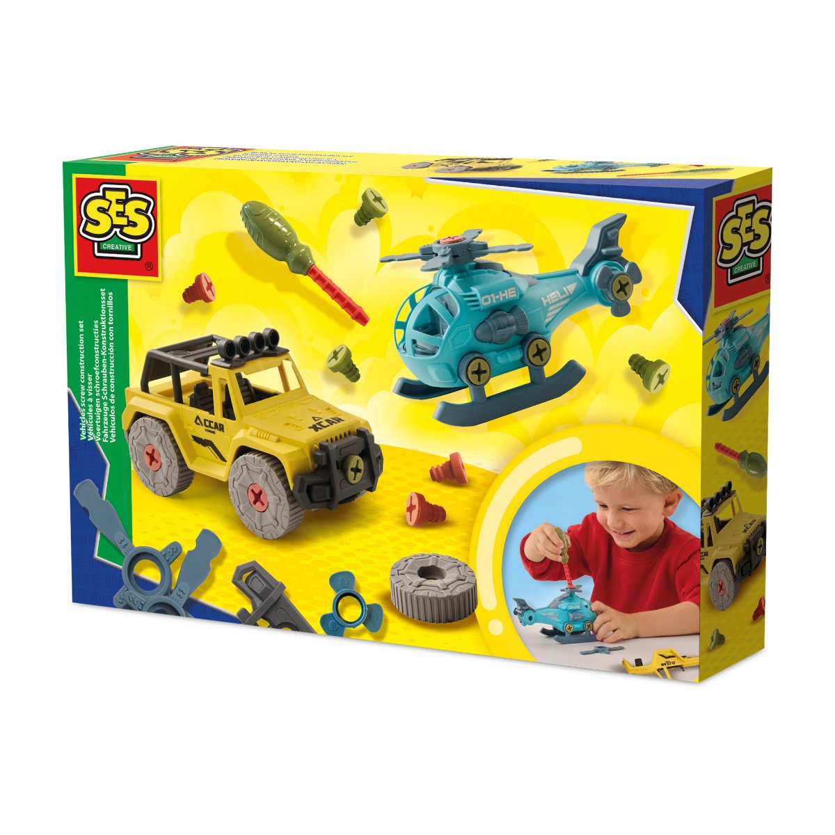 SES Creative Vehicles Screw Construction Building Set