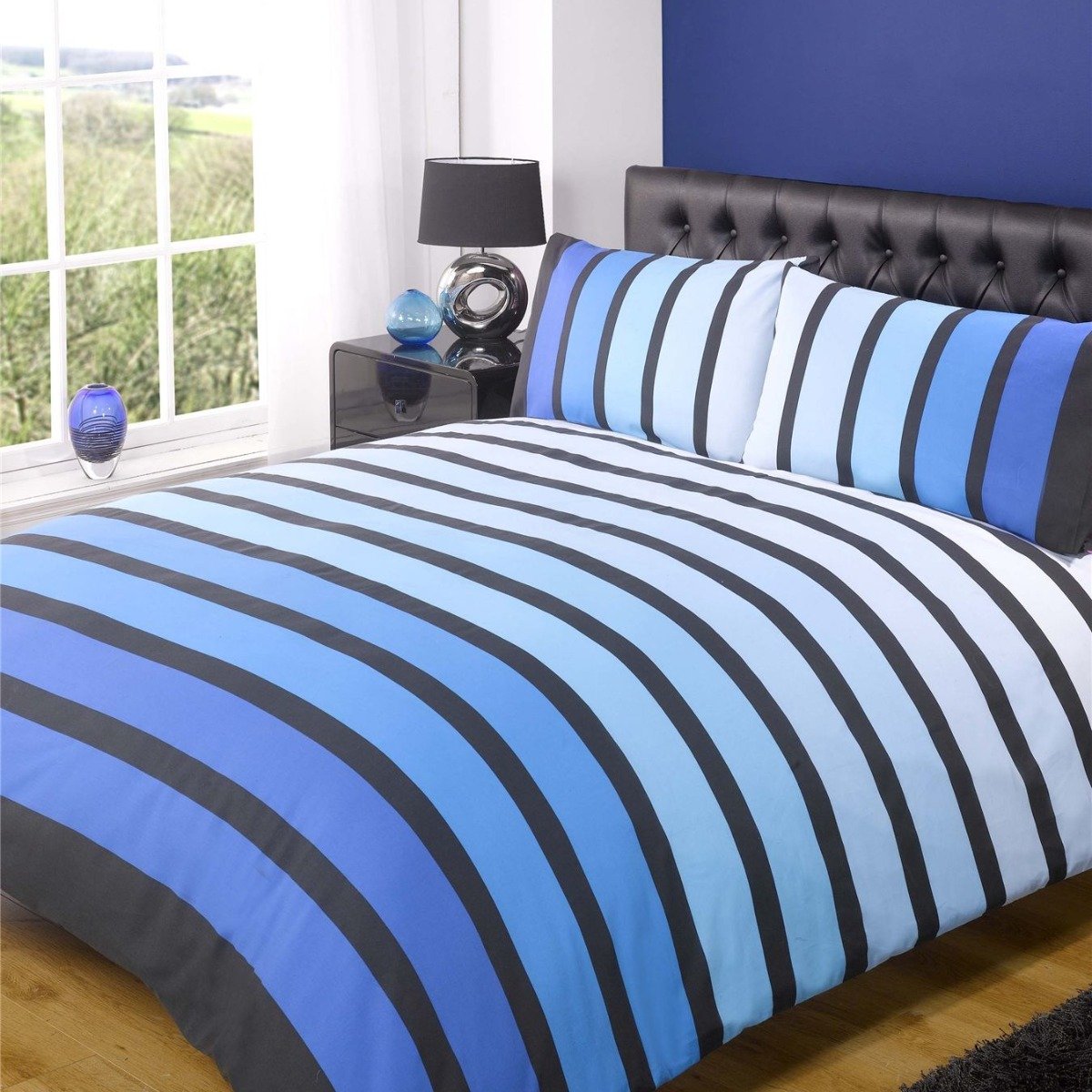 Rapport Soho Blue Duvet Cover Set - Double