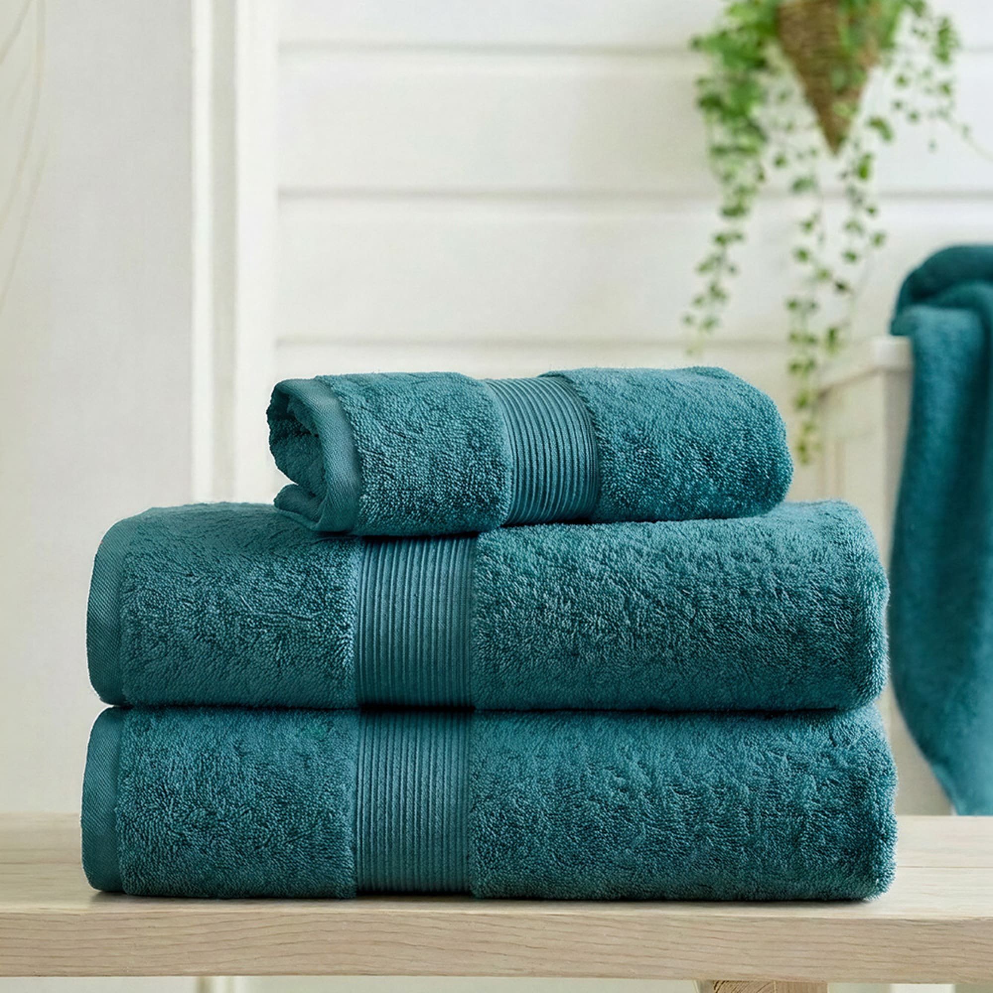Deyongs Studio Plush Cotton Face Cloth - Teal