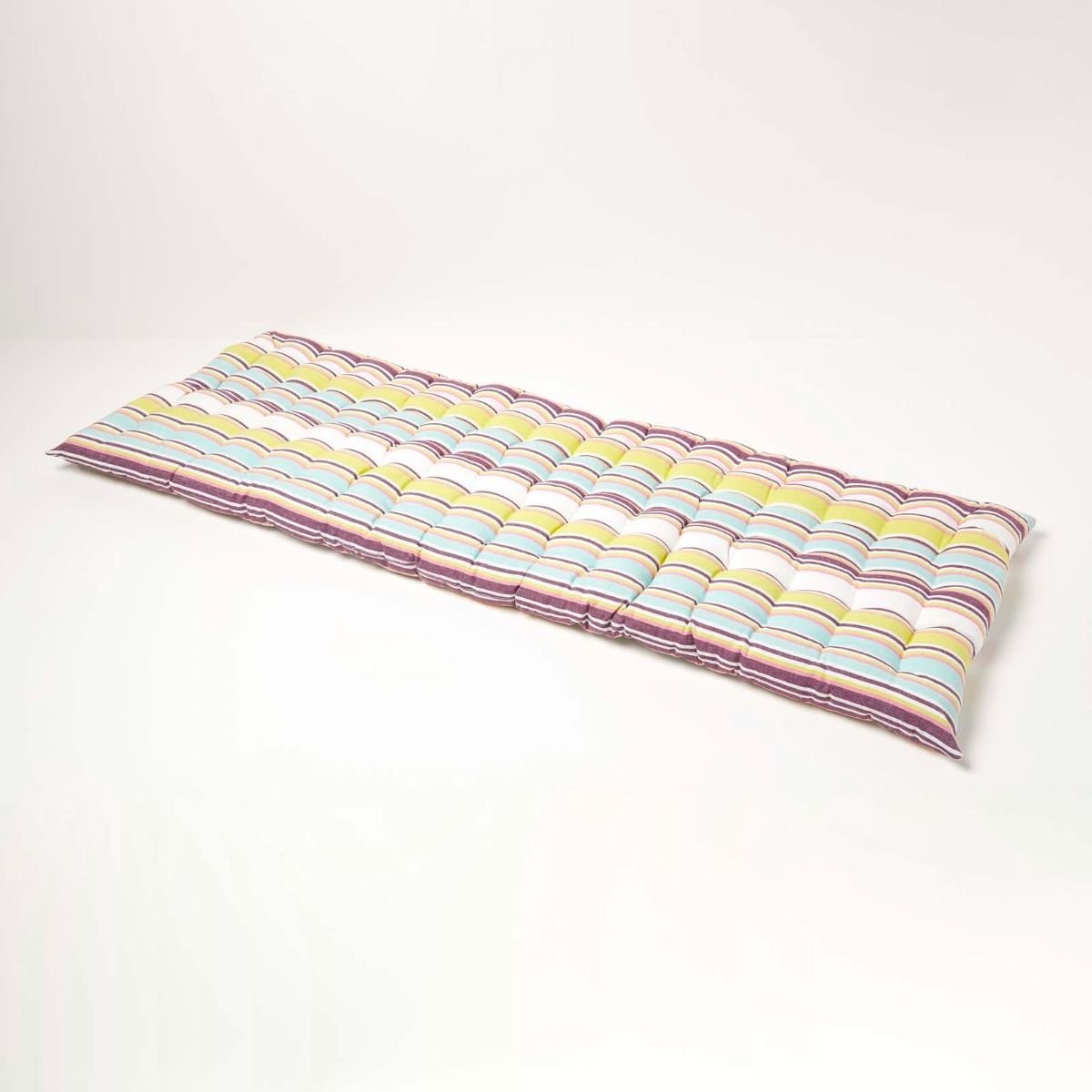 Homescapes 3 Seater Osaka Stripe Bench Cushion