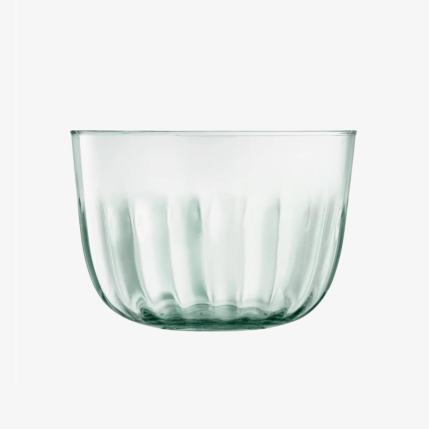 LSA International Mia 100% Recycled Glass Bowl 23cm - Clear
