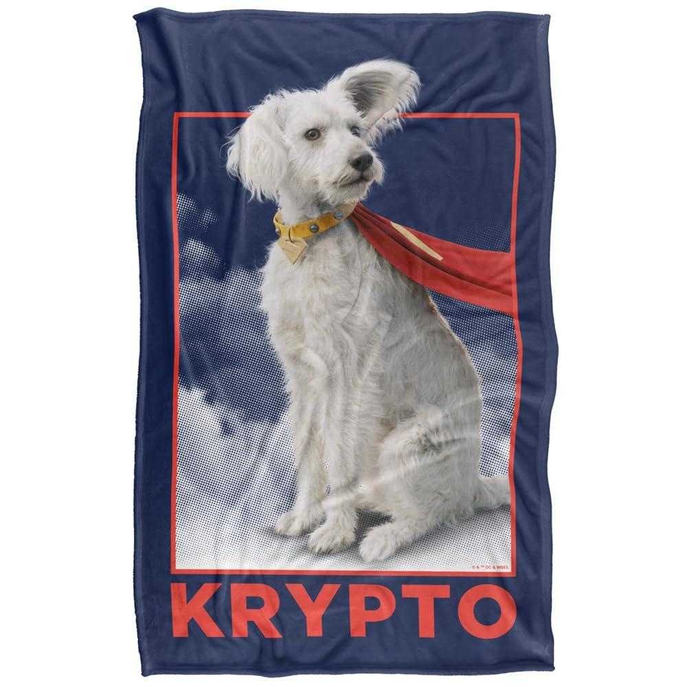 Superman Krypto 2025 Good Dog Blanket - 152cm x 127cm