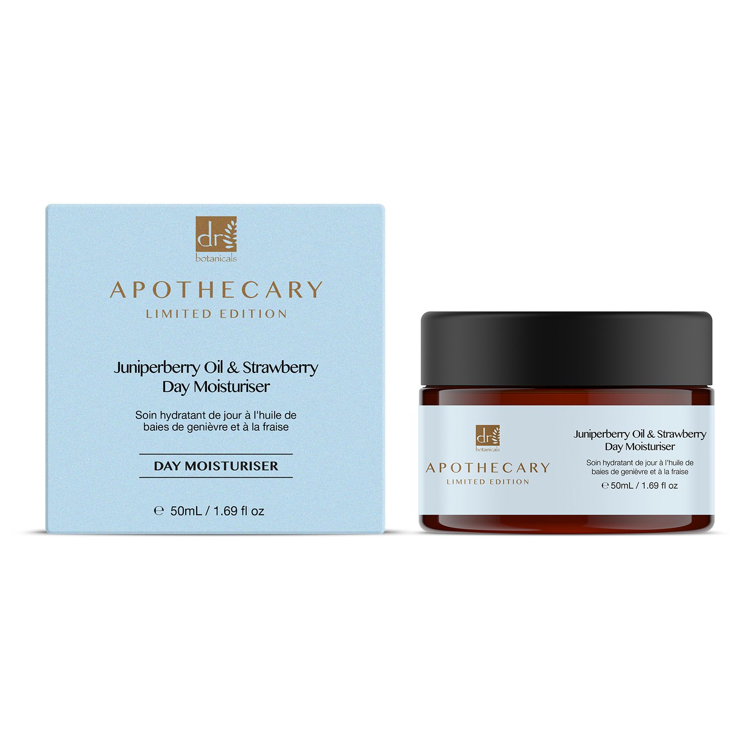 Dr. Botanicals Anti-Ageing Juniperberry Oil & Strawberry Day Moisturiser 50ml