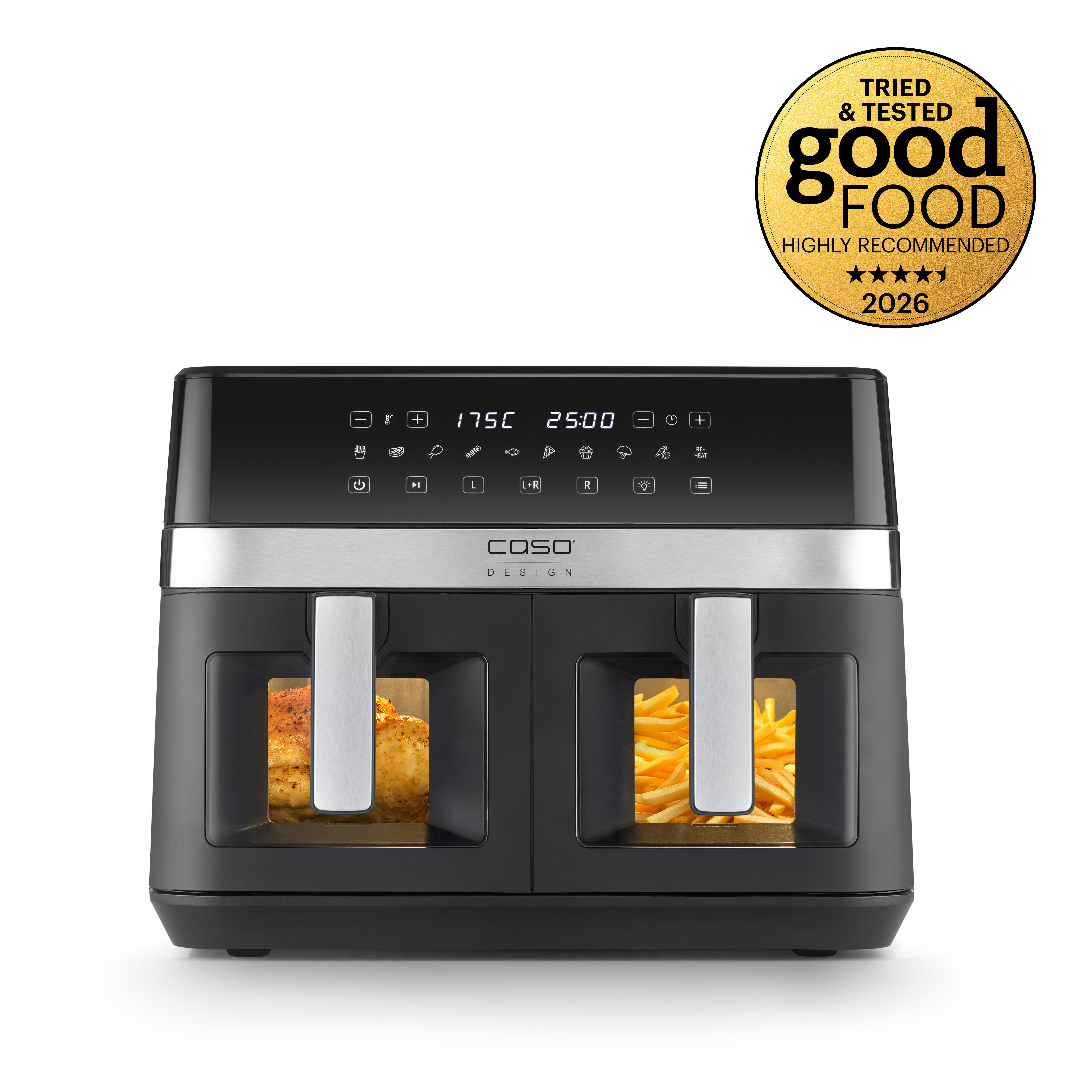 Caso Design Air Fryer Duo Chef - Black