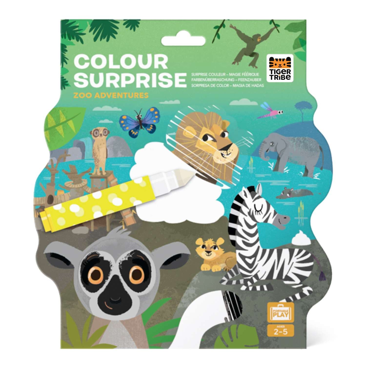 Tiger Tribe Colour Surprise - Zoo Adventures 2 Years +