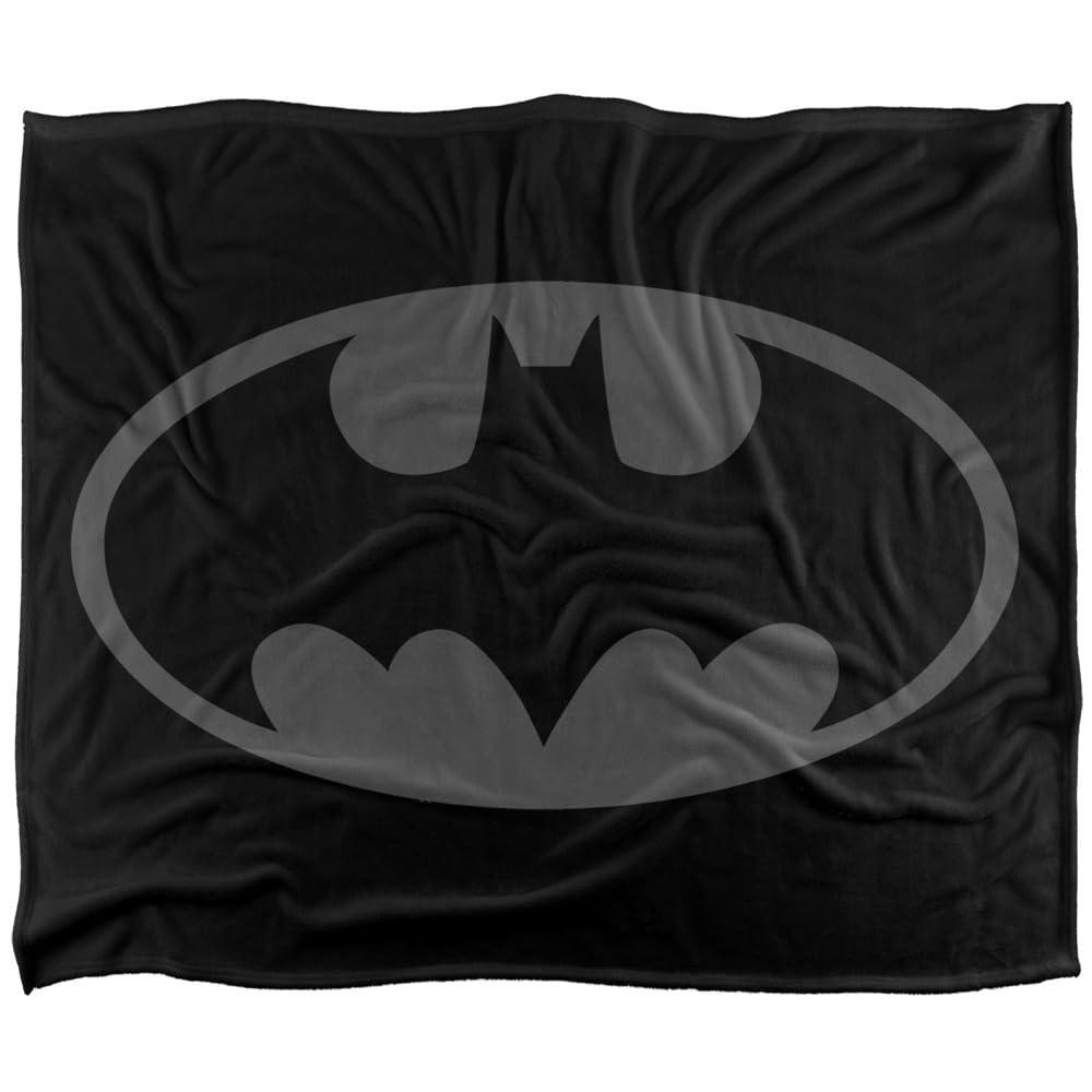 Batman Classic Logo Soft Touch Blanket - 152cm x 127cm