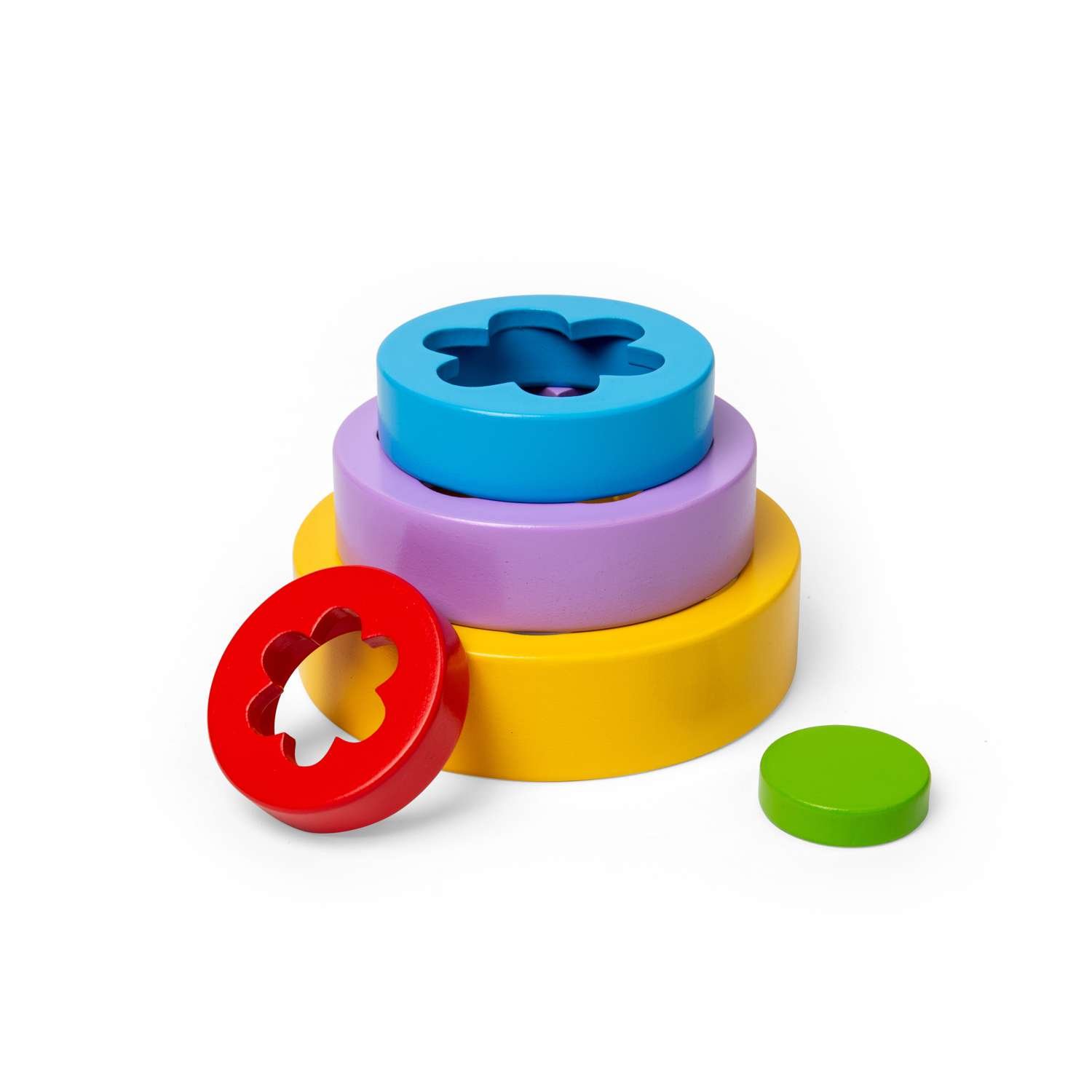 Bigjigs Toys Flower Tower - 12 Months +