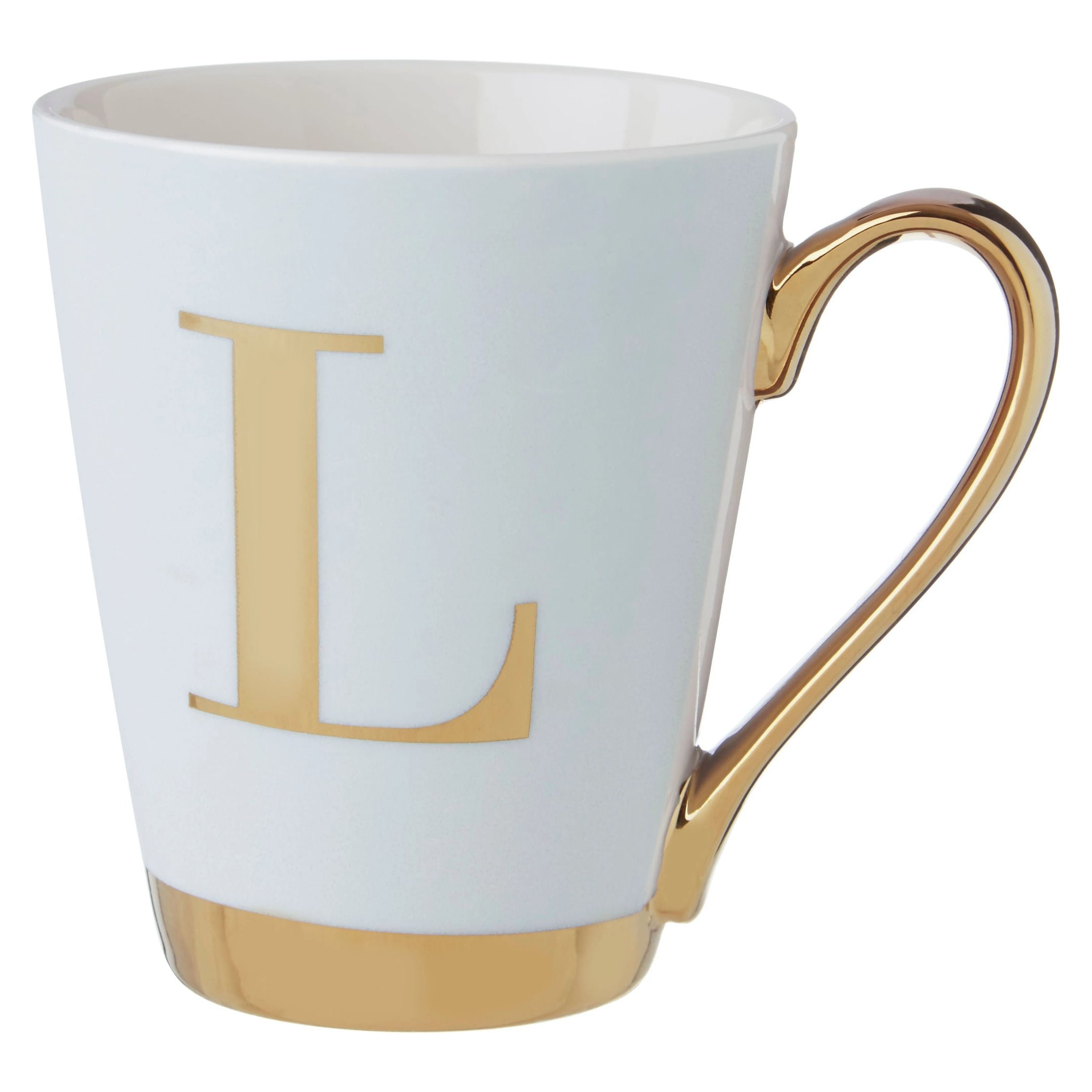 Orsina Mimo Frosted Deco L Monogram Mug – Green