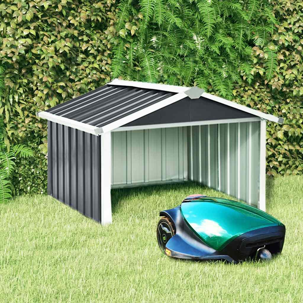 Walplus Garden Robot Lawnmower Shed - Anthracite - 92 x 97 x 63 cm