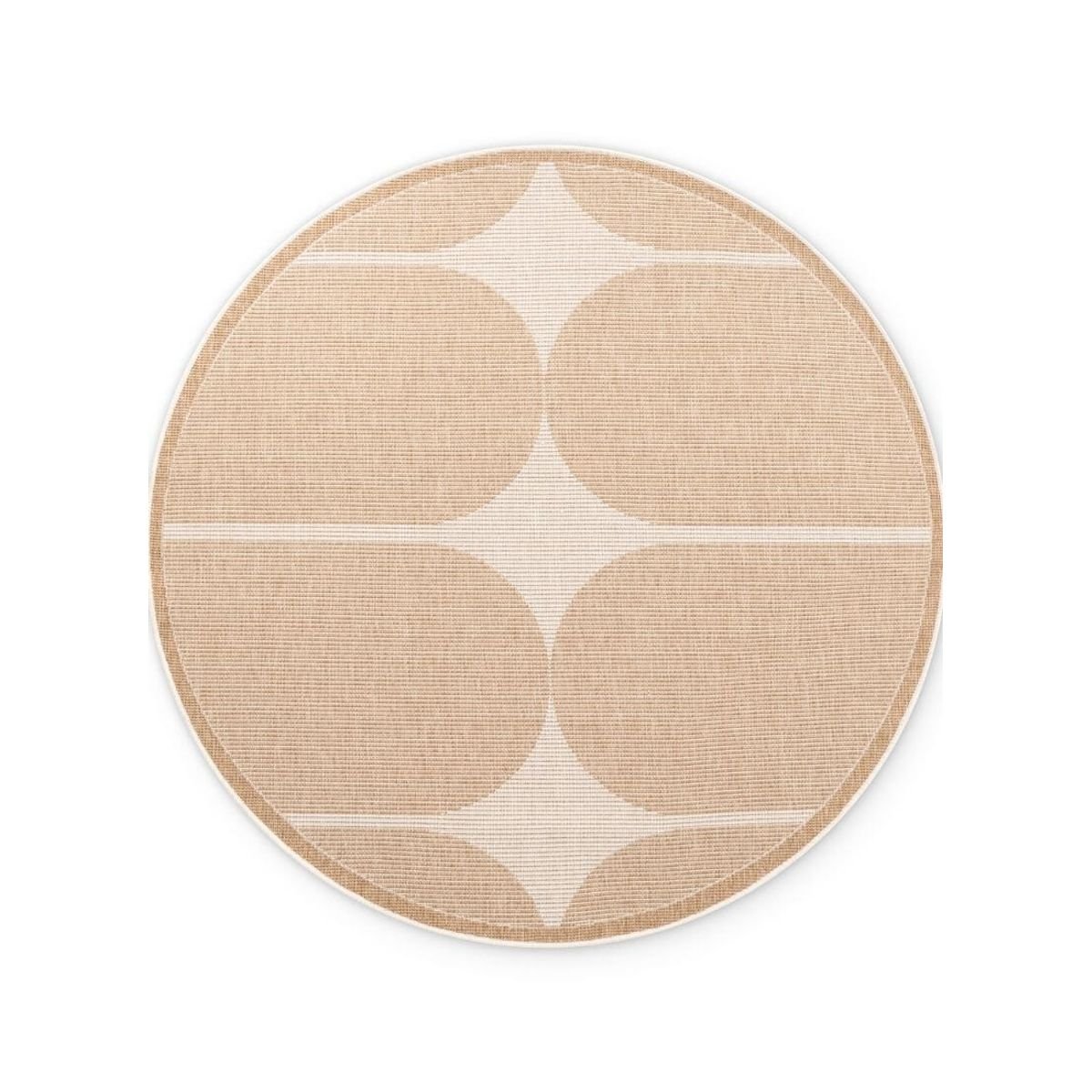 Hanse Home Beige Indoor Outdoor Round Reversible Rug - 160cm