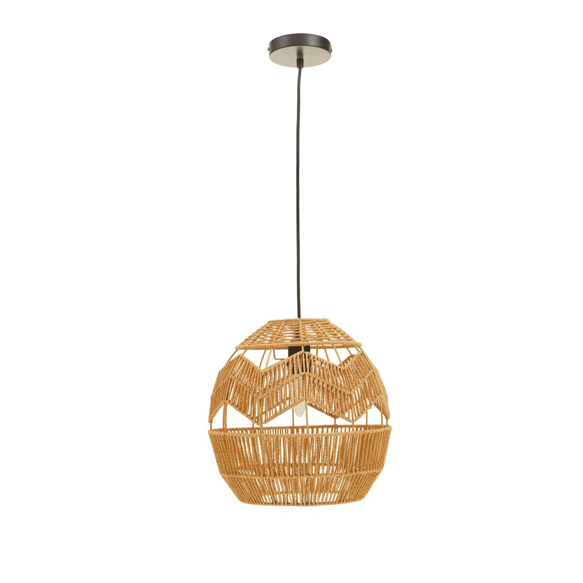 Orsina Jaya Paper Rope Pendant Light - Natural