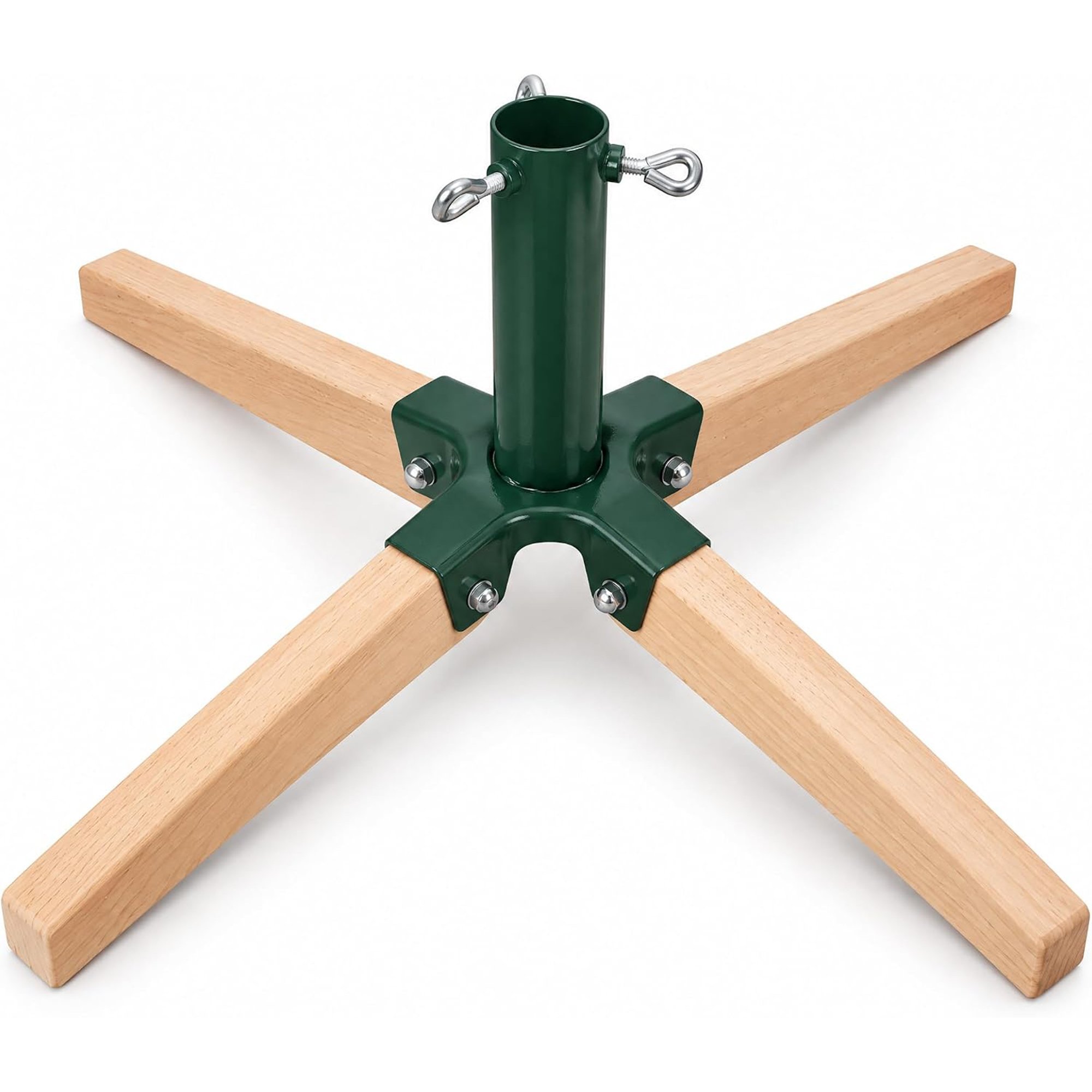 My Christmas Foldable Beech Wood and Metal Christmas Tree Stand 60cm