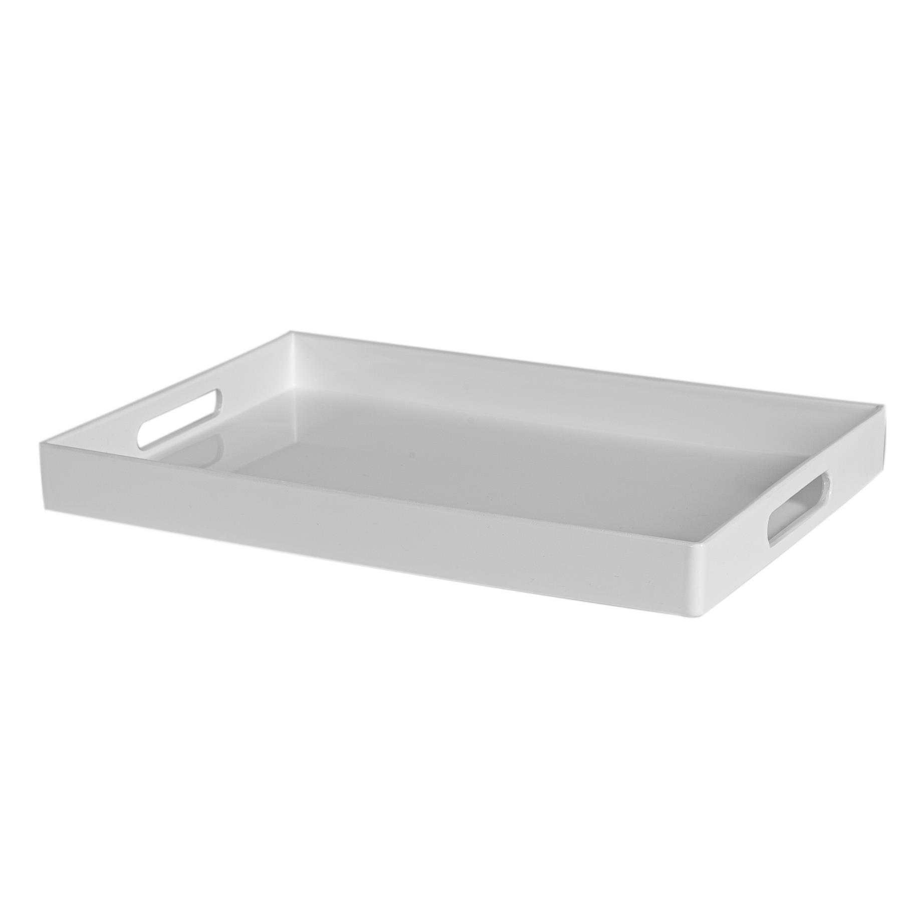 Argon Tableware Rectangle Serving Tray - White