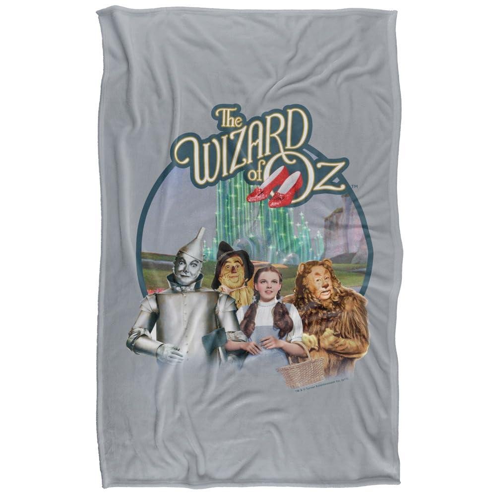 Wizard Of Oz We're Off To See The Wizard Blanket - 147cm x 91cm