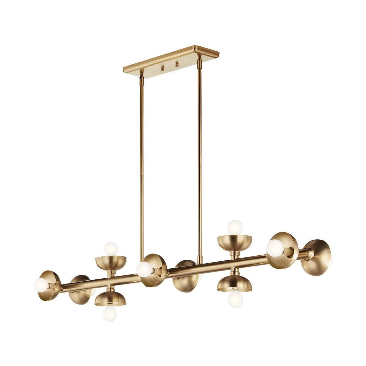 Elstead Kichler 10 Arm Pendant Light - Champagne Bronze