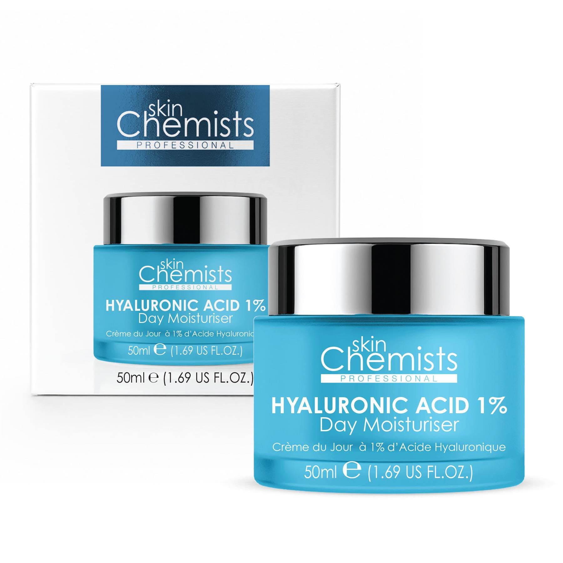 skinChemists Hyaluronic Acid Anti-Ageing 1% Day Moisturiser - 50ml