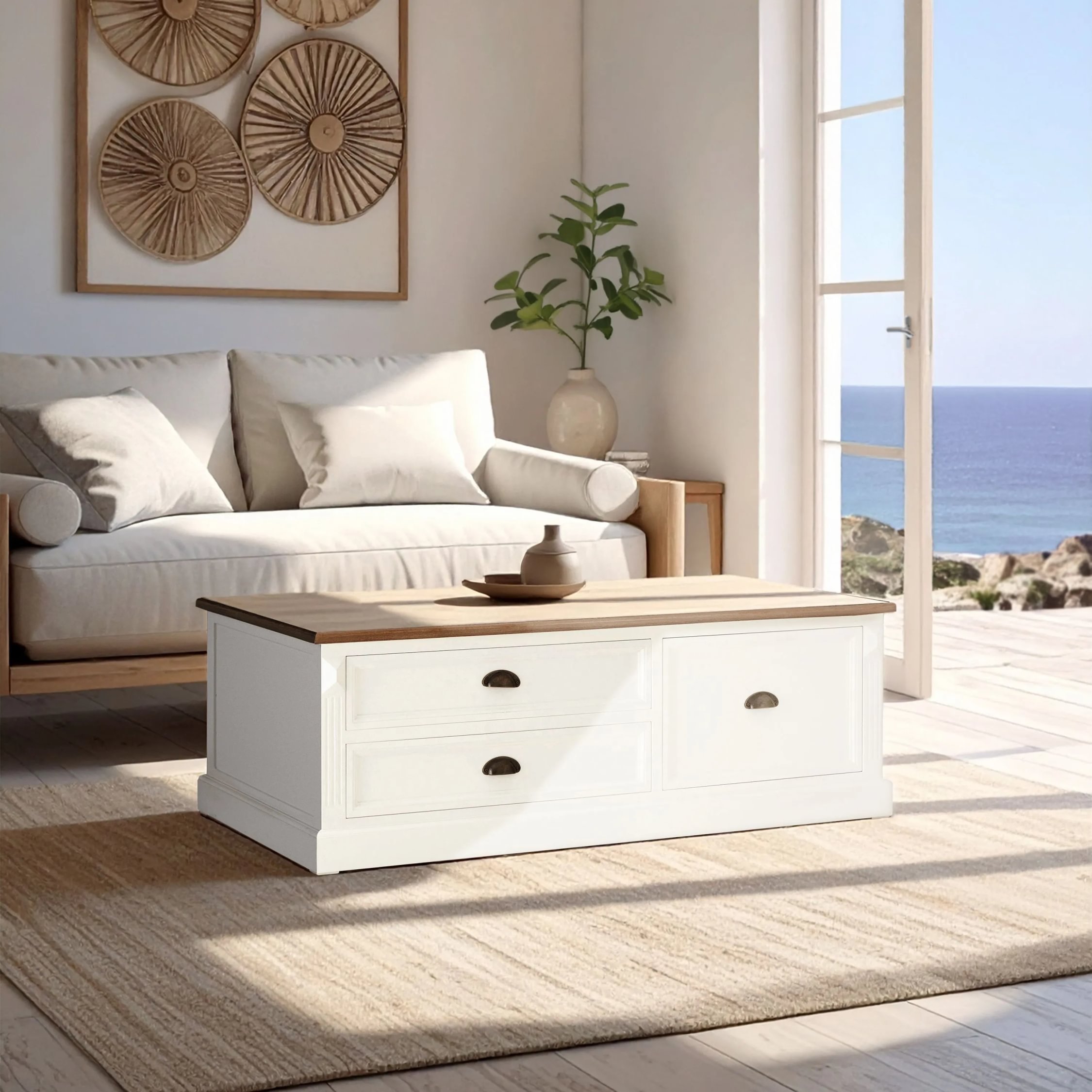 Orsina Hardwick Coffee Table - White
