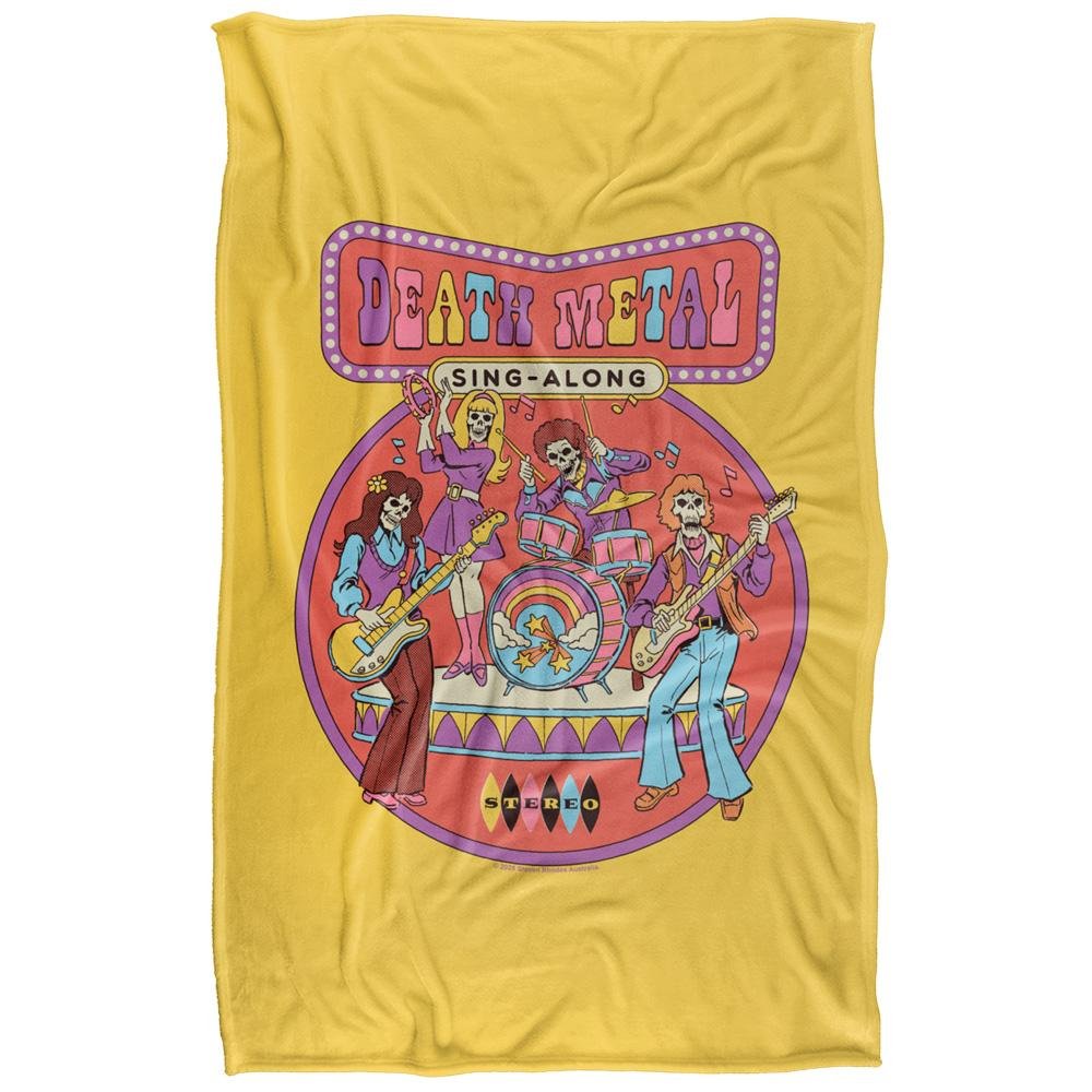 Steven Rhodes Death Metal Singalong Soft Touch Blanket - 152cm x 127cm