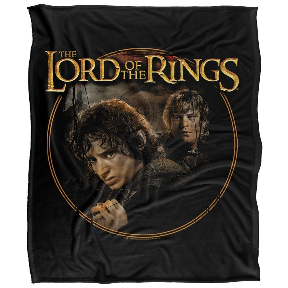 The Lord Of The Rings Sam Frodo Band Soft Touch Blanket - 147cm x 91cm