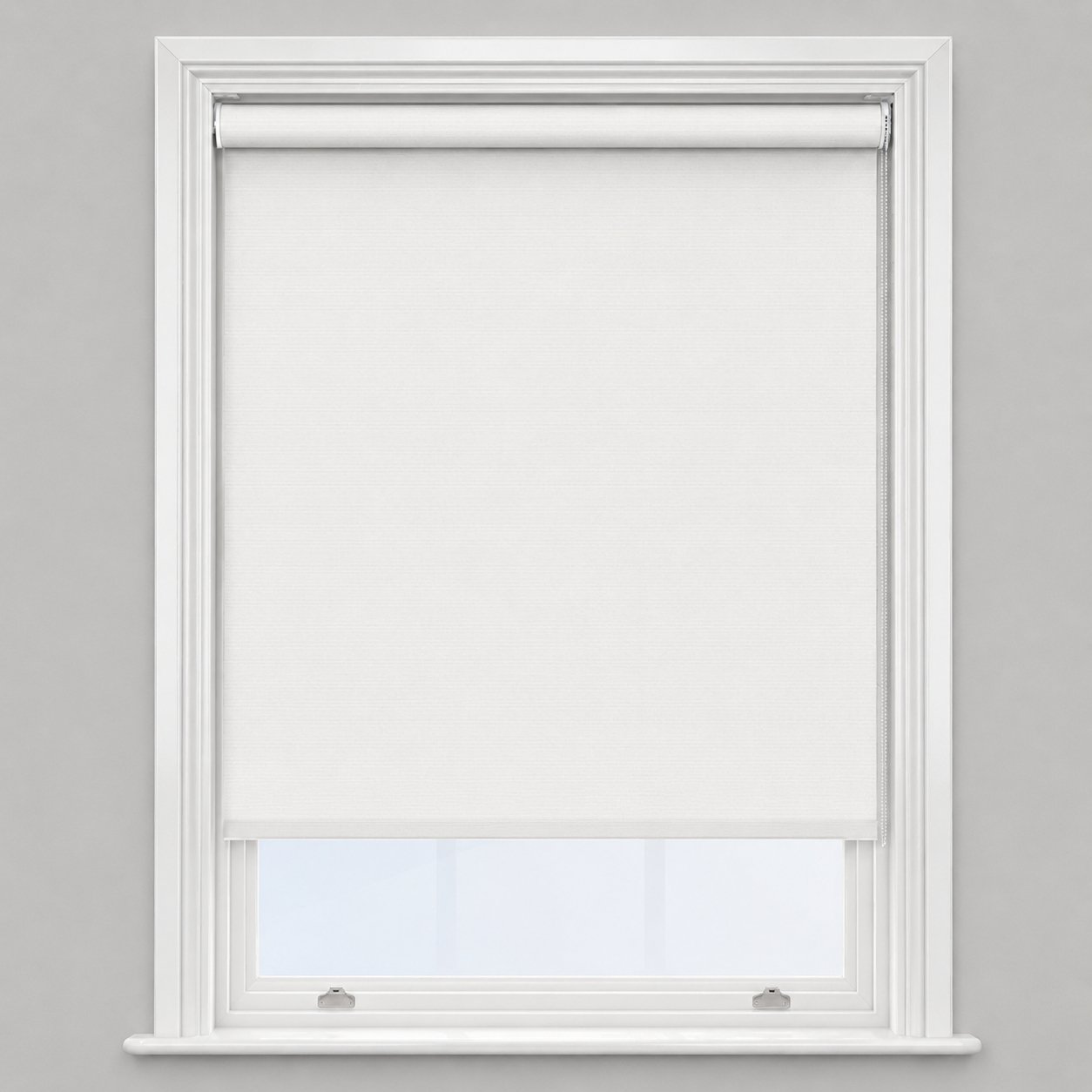 New Edge Blinds White Water Resistant Blackout Roller Blinds - 45cm x 160cm