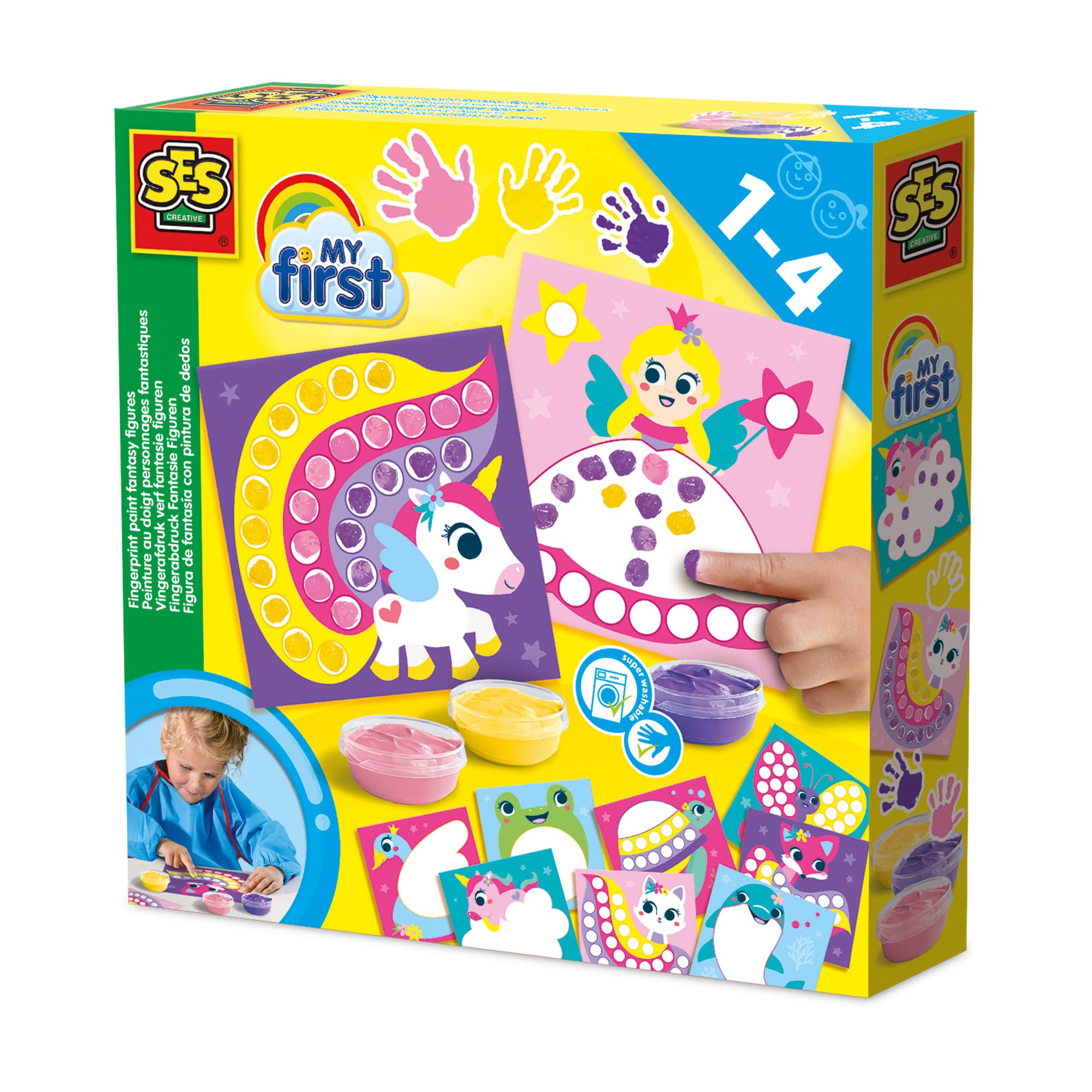 SES Creative My First Finger Paint Fantasy Figures Craft Set