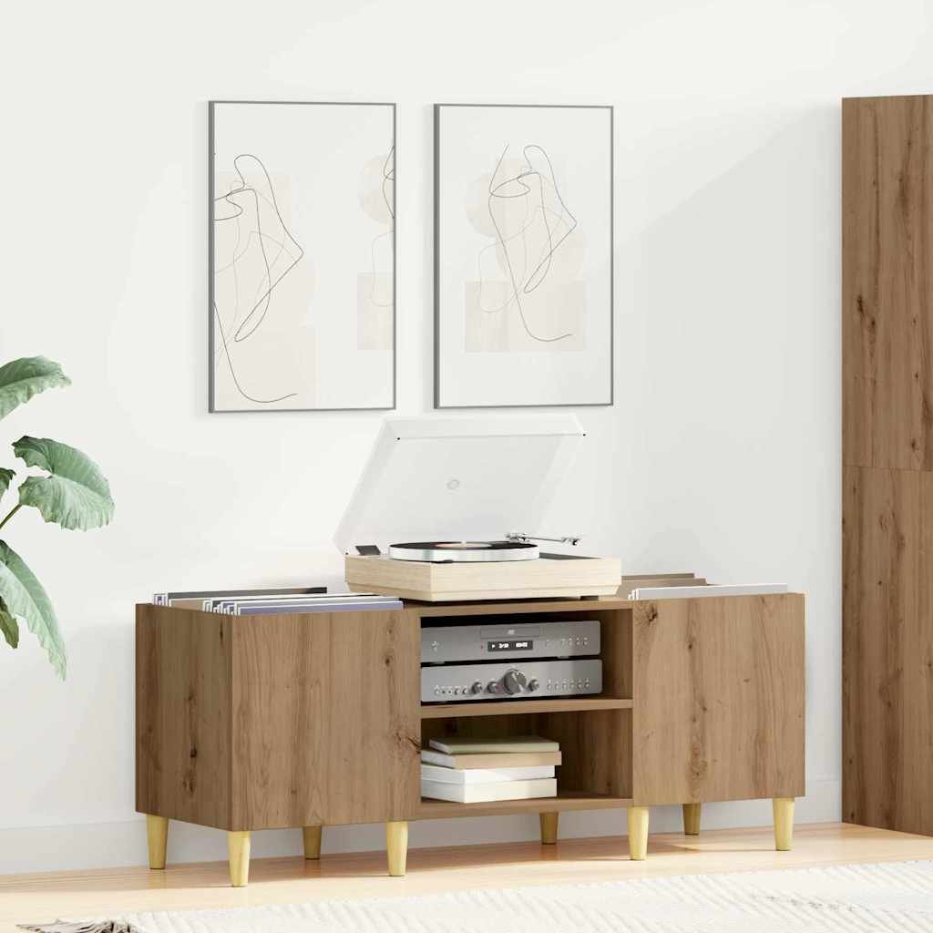 Walplus Engineered Wood Cabinet - Oak - 121 x 38 x 48 cm