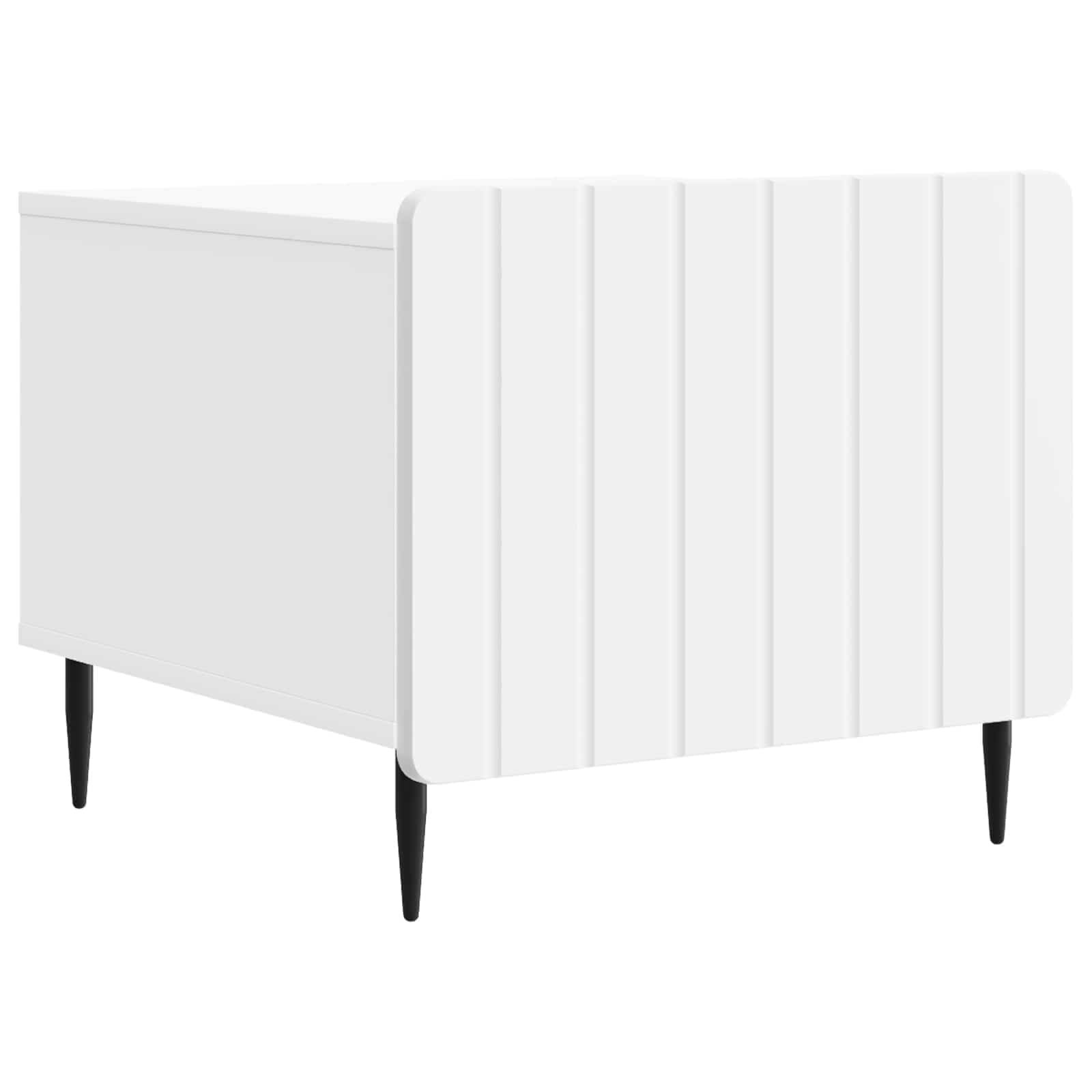 Walplus Engineered Wood Coffee Table - White - 49 x 50 x 42 cm