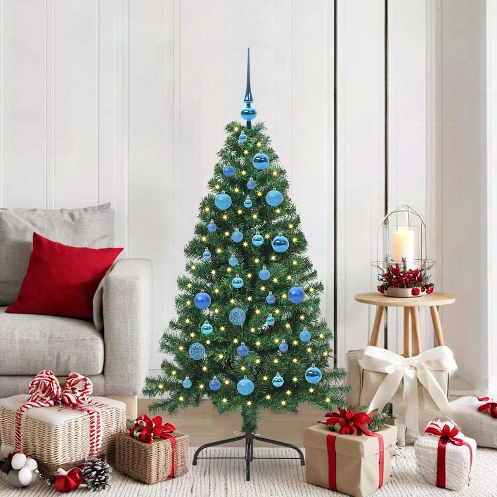 Walplus 150 LED Lamp Lights Pre-lit Artificial Christmas Tree - Green - 150 cm
