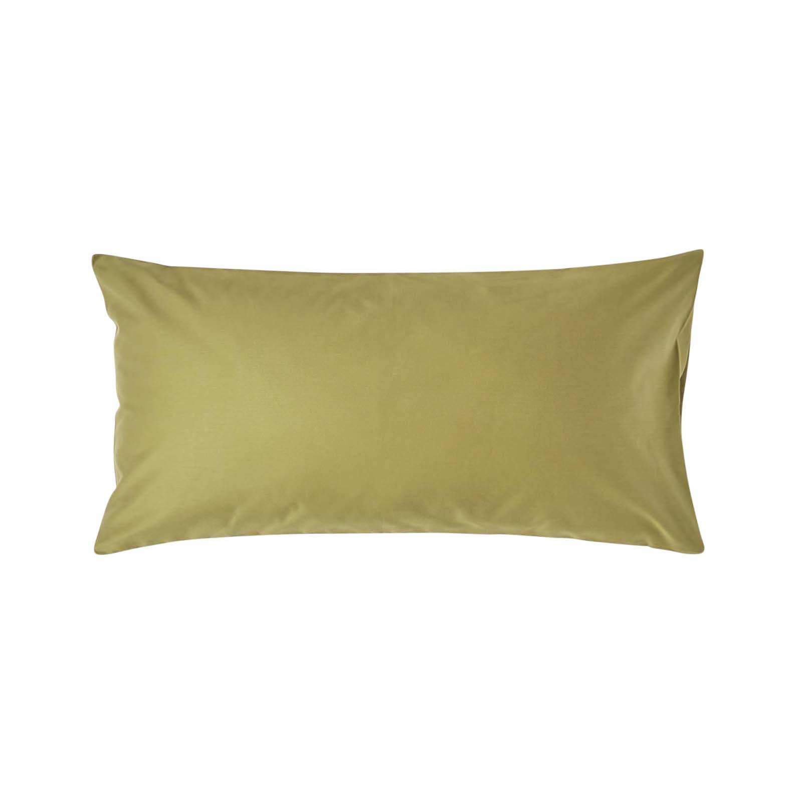 Homescapes Egyptian Cotton Sateen King Size Pillowcase - Olive