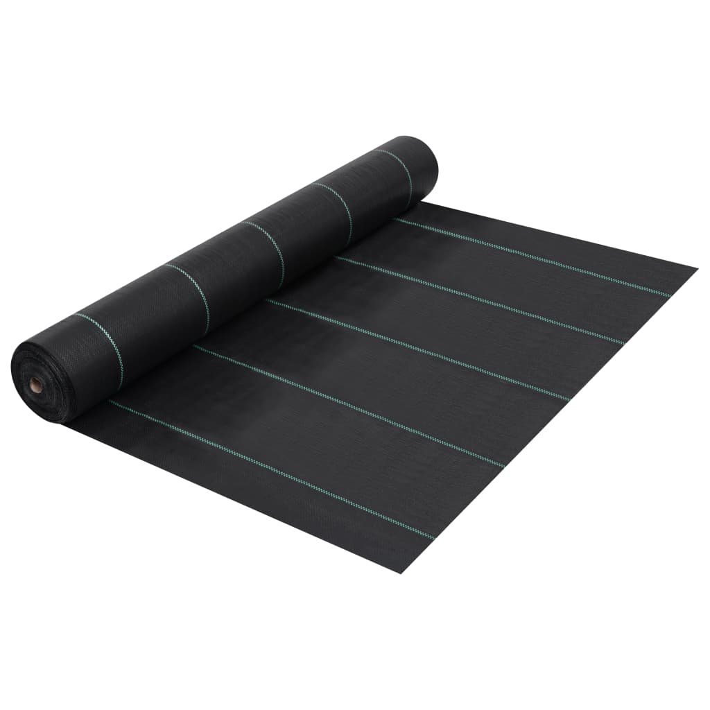 Walplus Gerden Plant and Root Control Mat PP - Black - 100 x 2500 cm