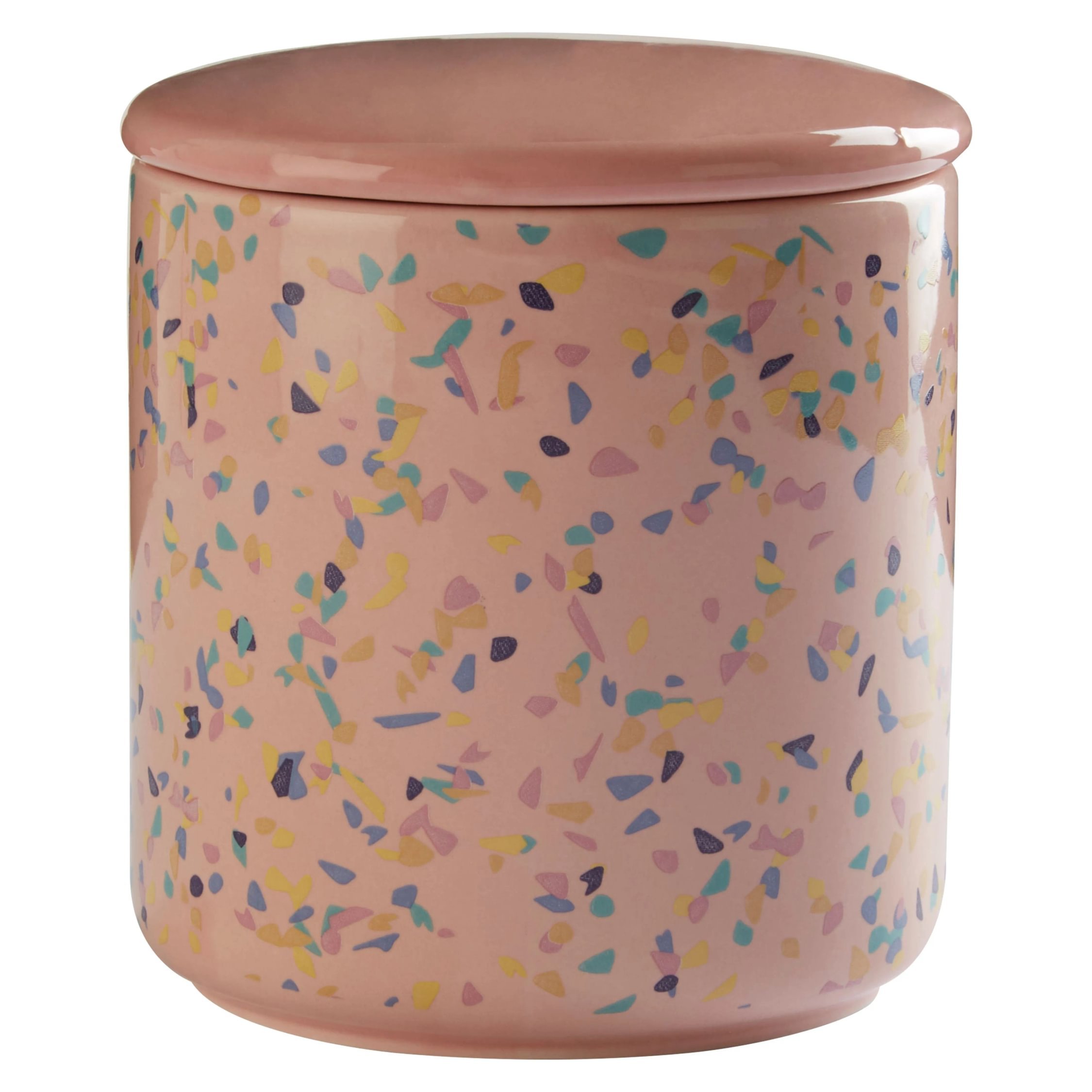 Orsina Yuki Medium Terrazzo Storage Canister – Pink