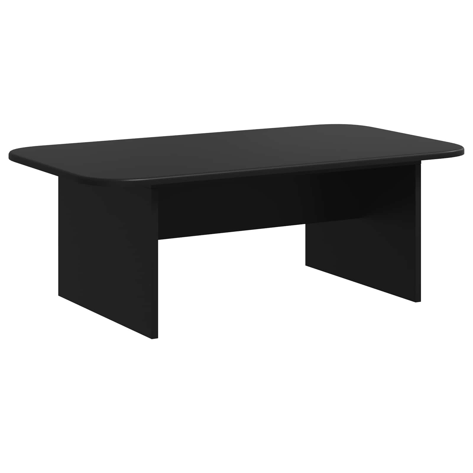 Walplus Engineered Wood Coffee Table - Black - 93 x 53 x 33 cm