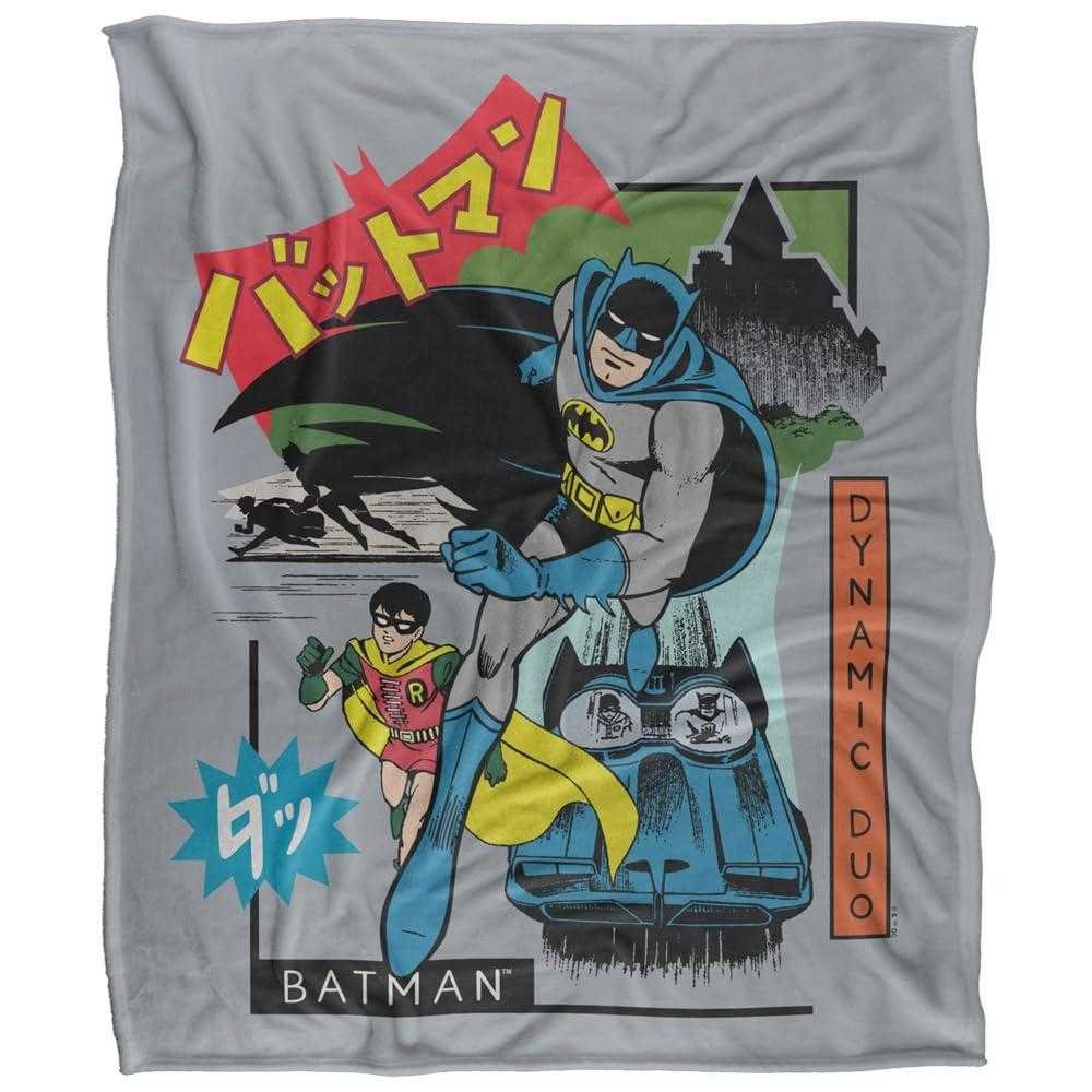 Batman Robin Kanji Cover Blanket - 147cm x 91cm