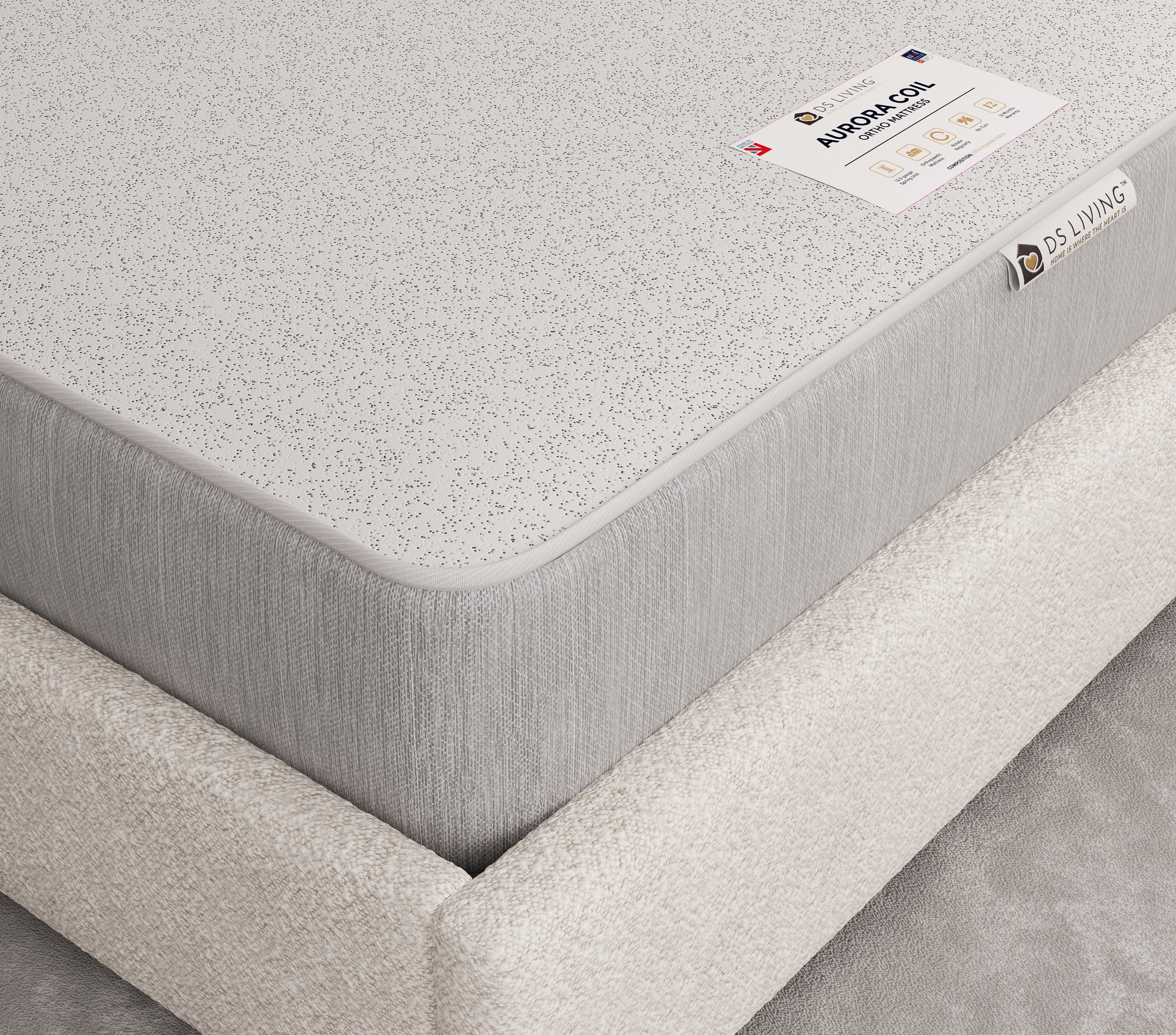 DS Living Premium Comfort Orthopaedic Medium-Firm Mattress - Super King